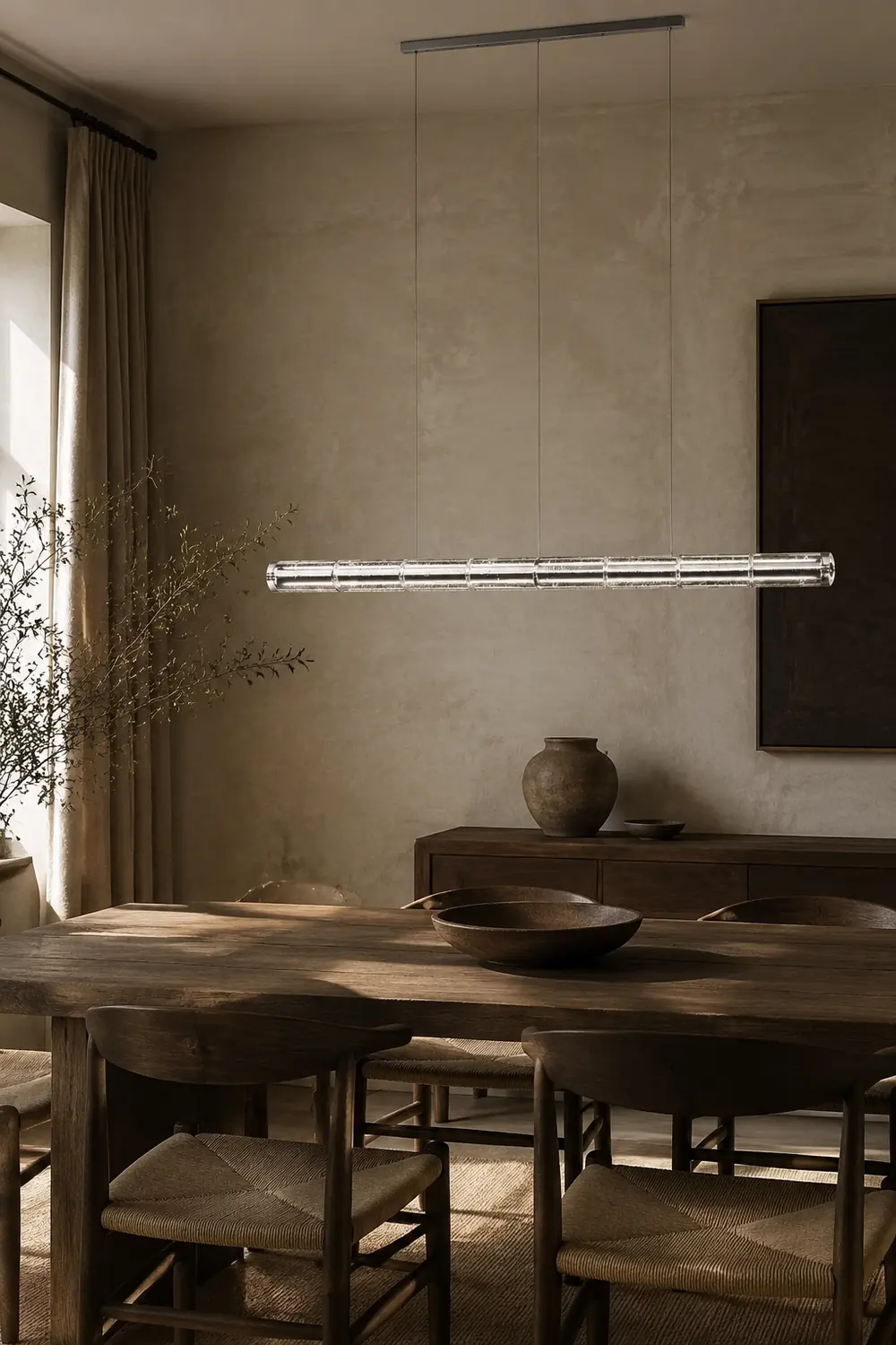 Mcdade Segmented Glass Chandelier - Lumpaz