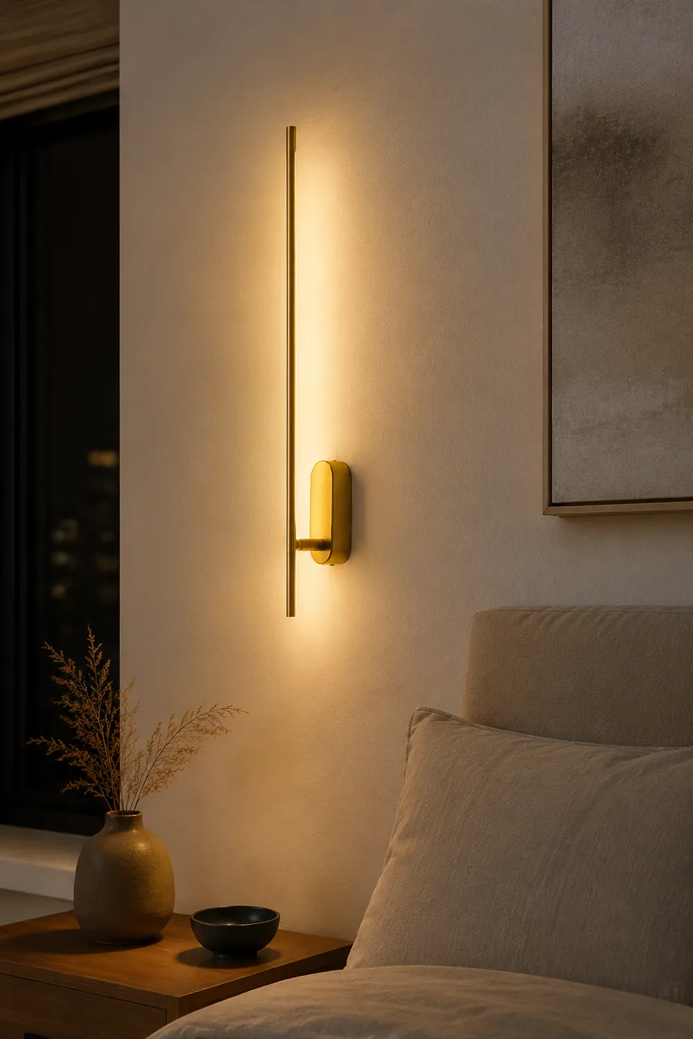 Stick Shaped Metal Sconce - Lumpaz