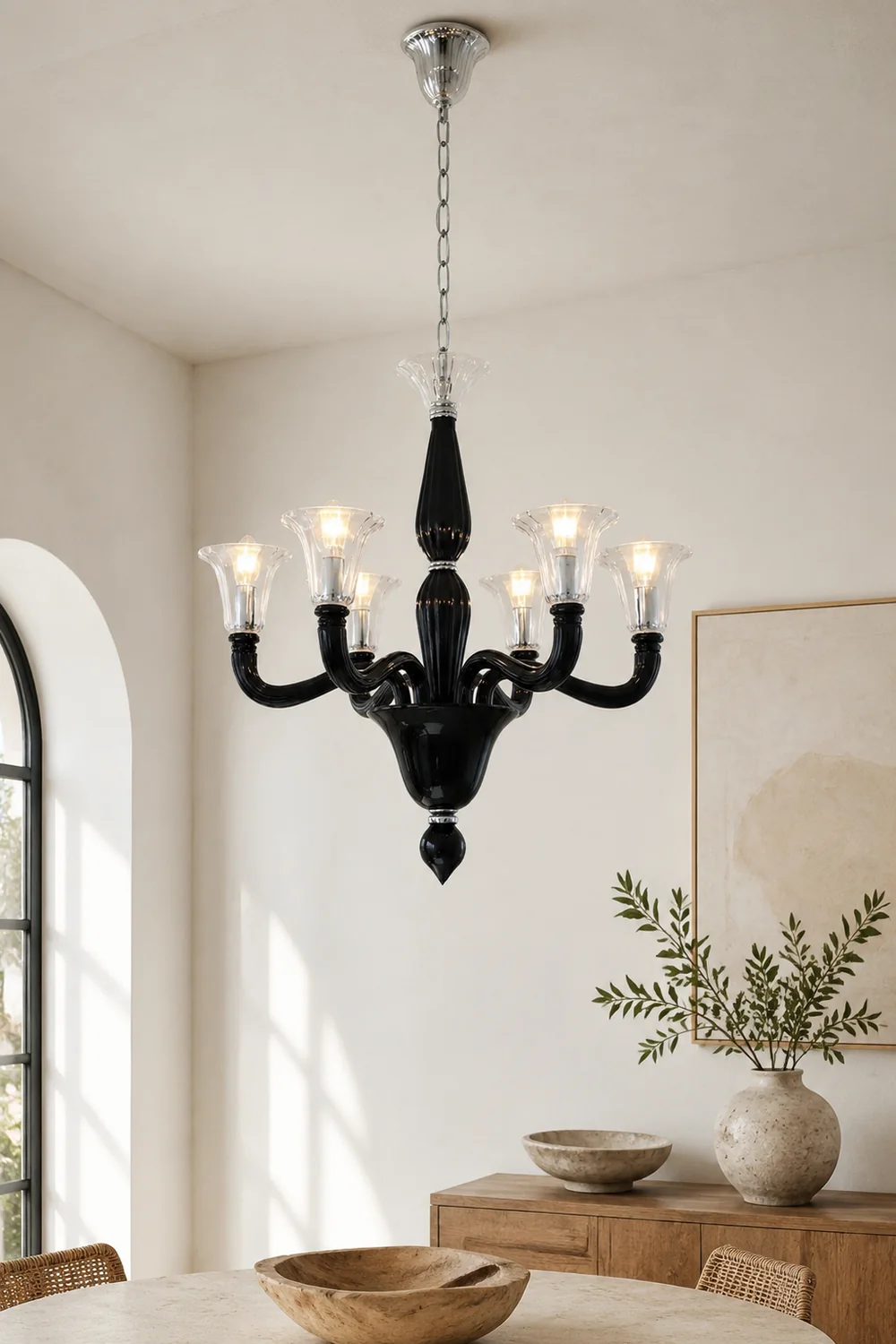 Murano Candle Chandelier - Lumpaz