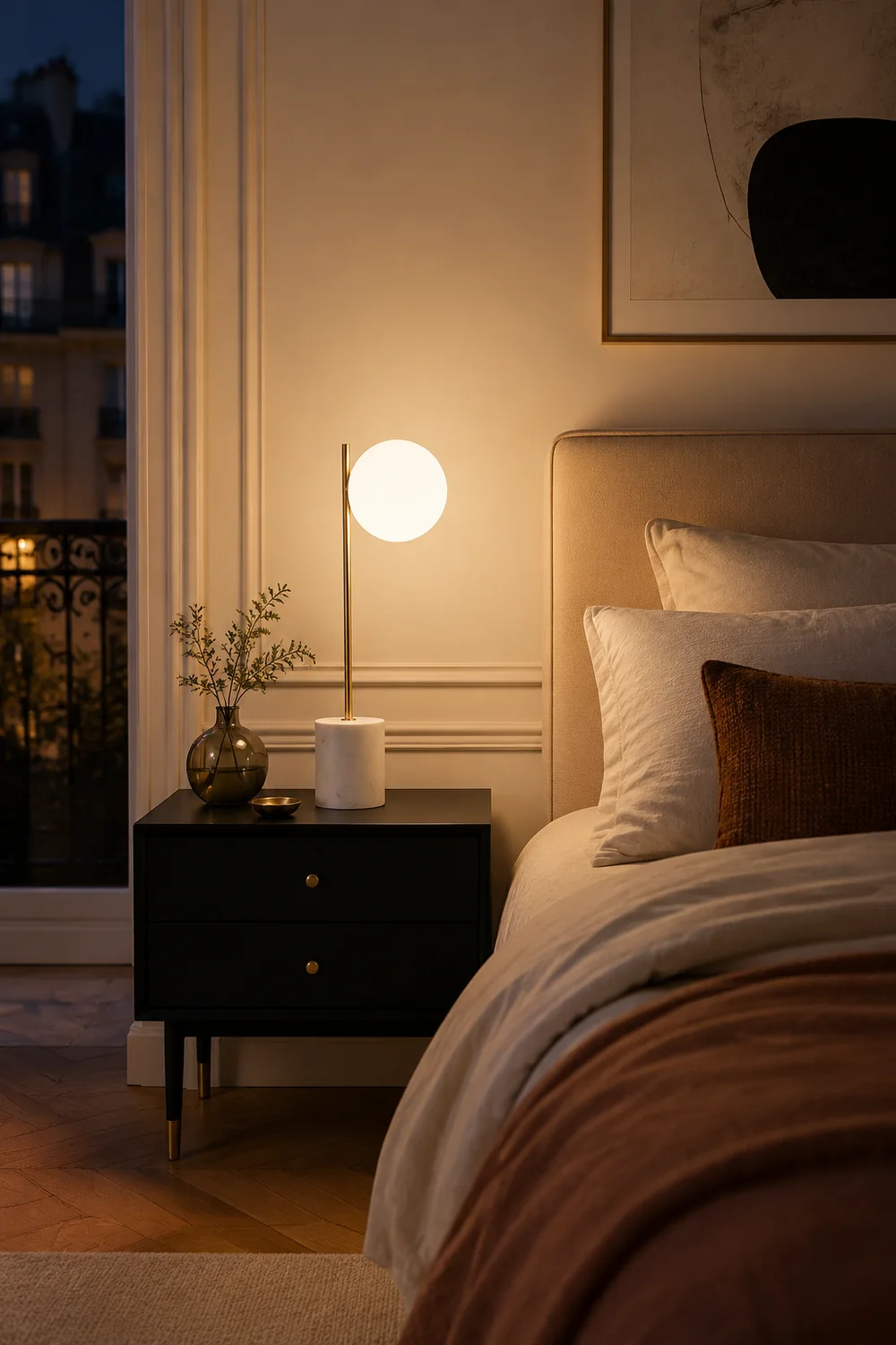 Sphere & Stem Table Lamp - Lumpaz