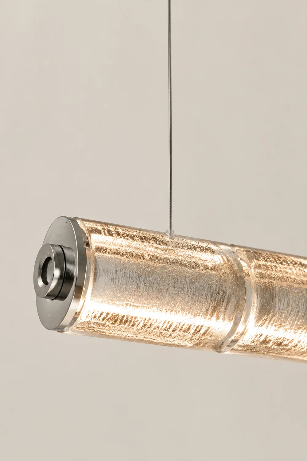 Mcdade Segmented Glass Chandelier - Lumpaz