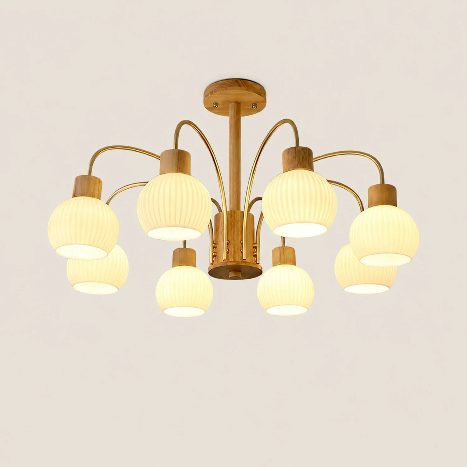 Donnelly Wooden Chandelier - Lumpaz