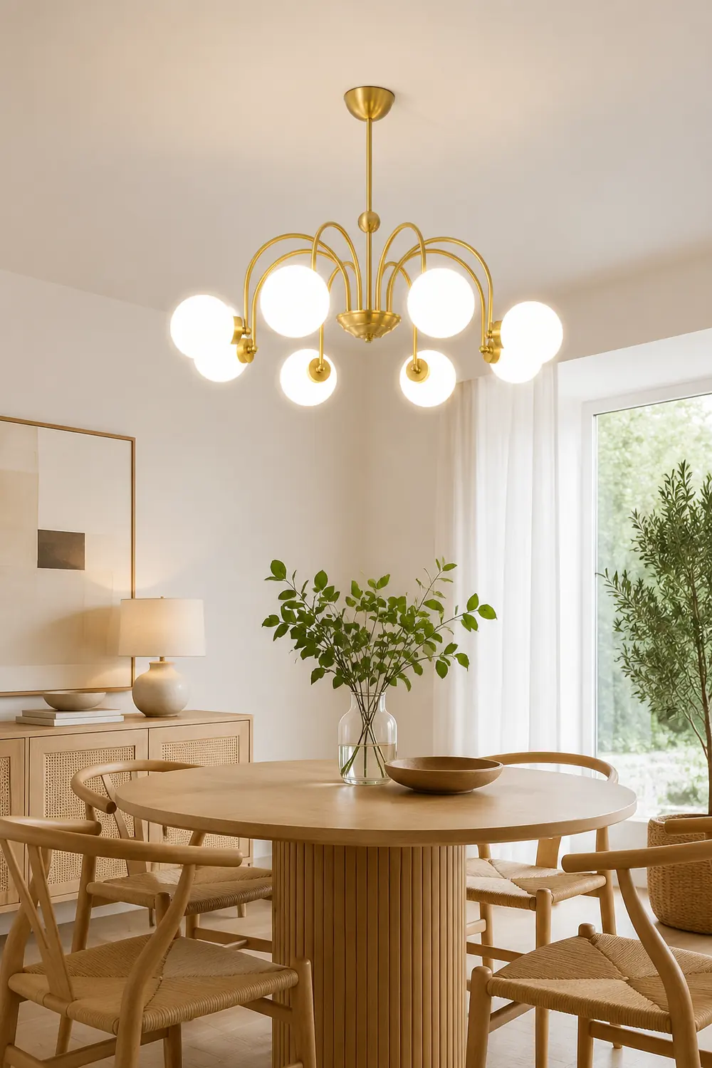 Yisu Brass Chandelier - Lumpaz