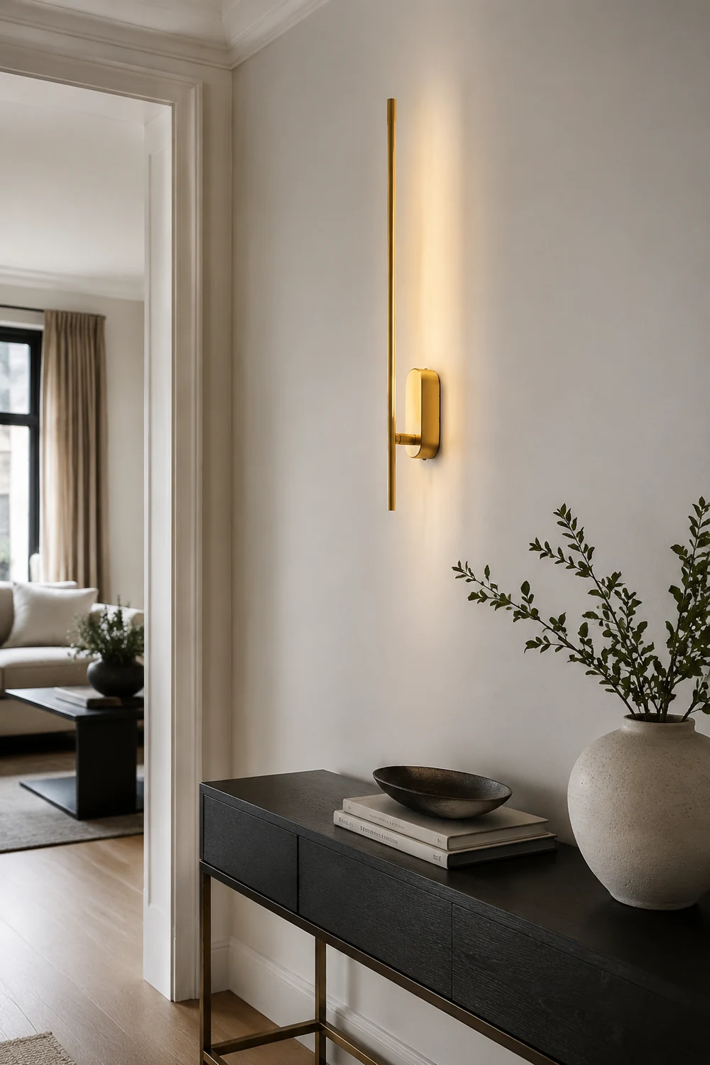 Stick Shaped Metal Sconce - Lumpaz