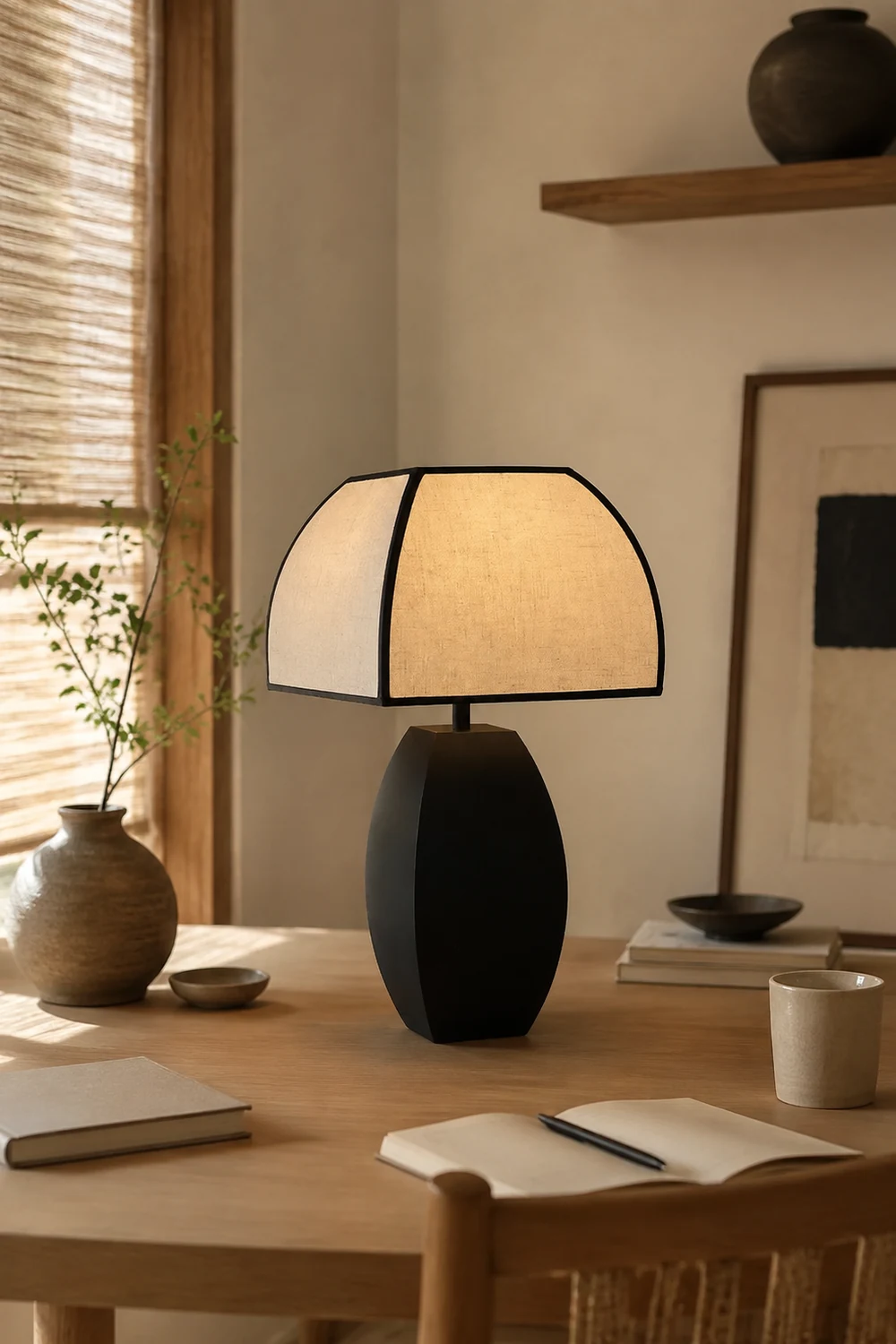 Javier Black Table Lamp - Lumpaz