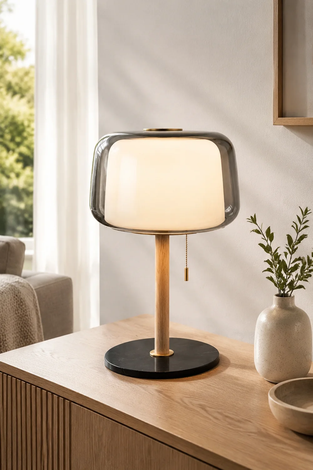 Mona Glass Table Lamp - Lumpaz