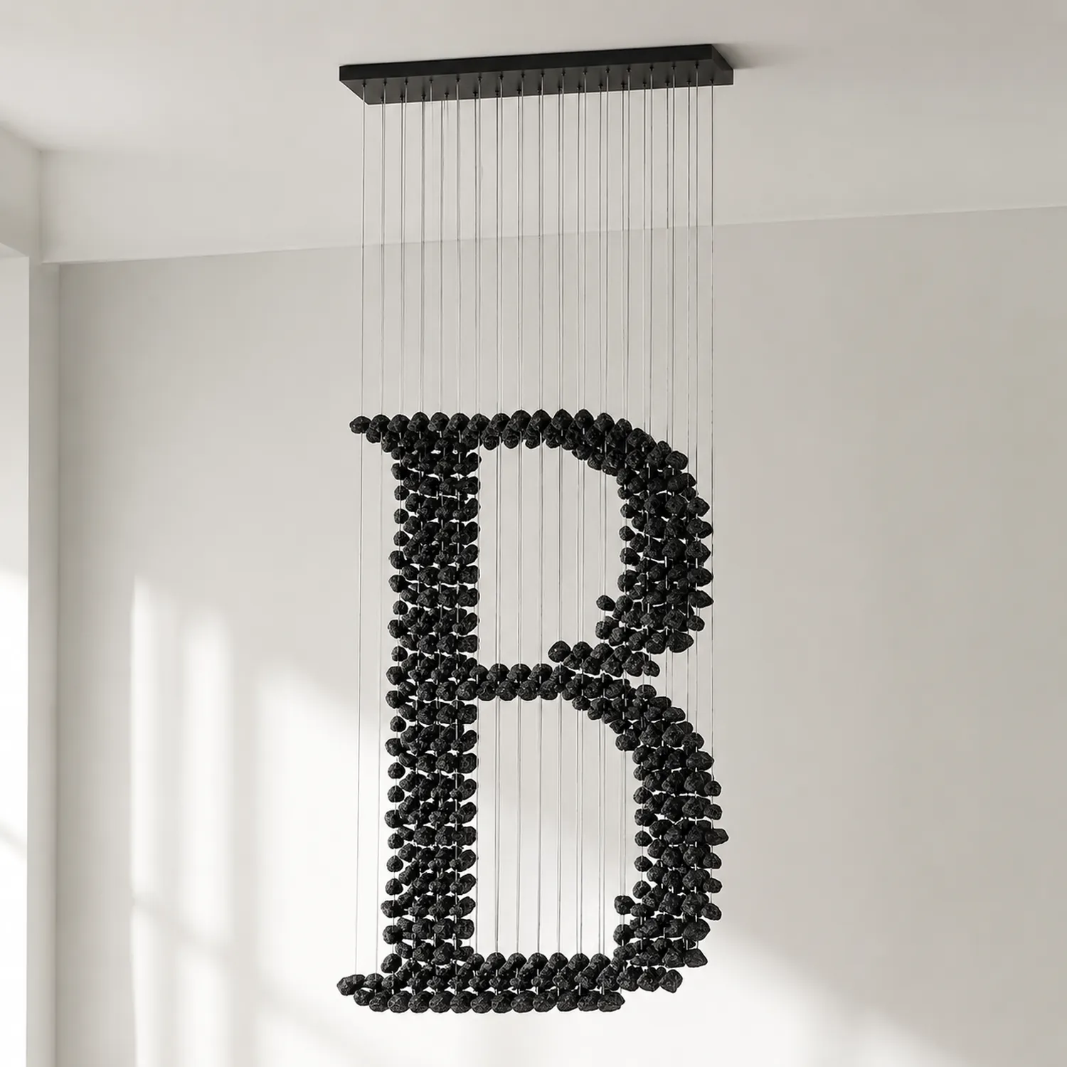 Charcoal Chandeliers B - Lumpaz