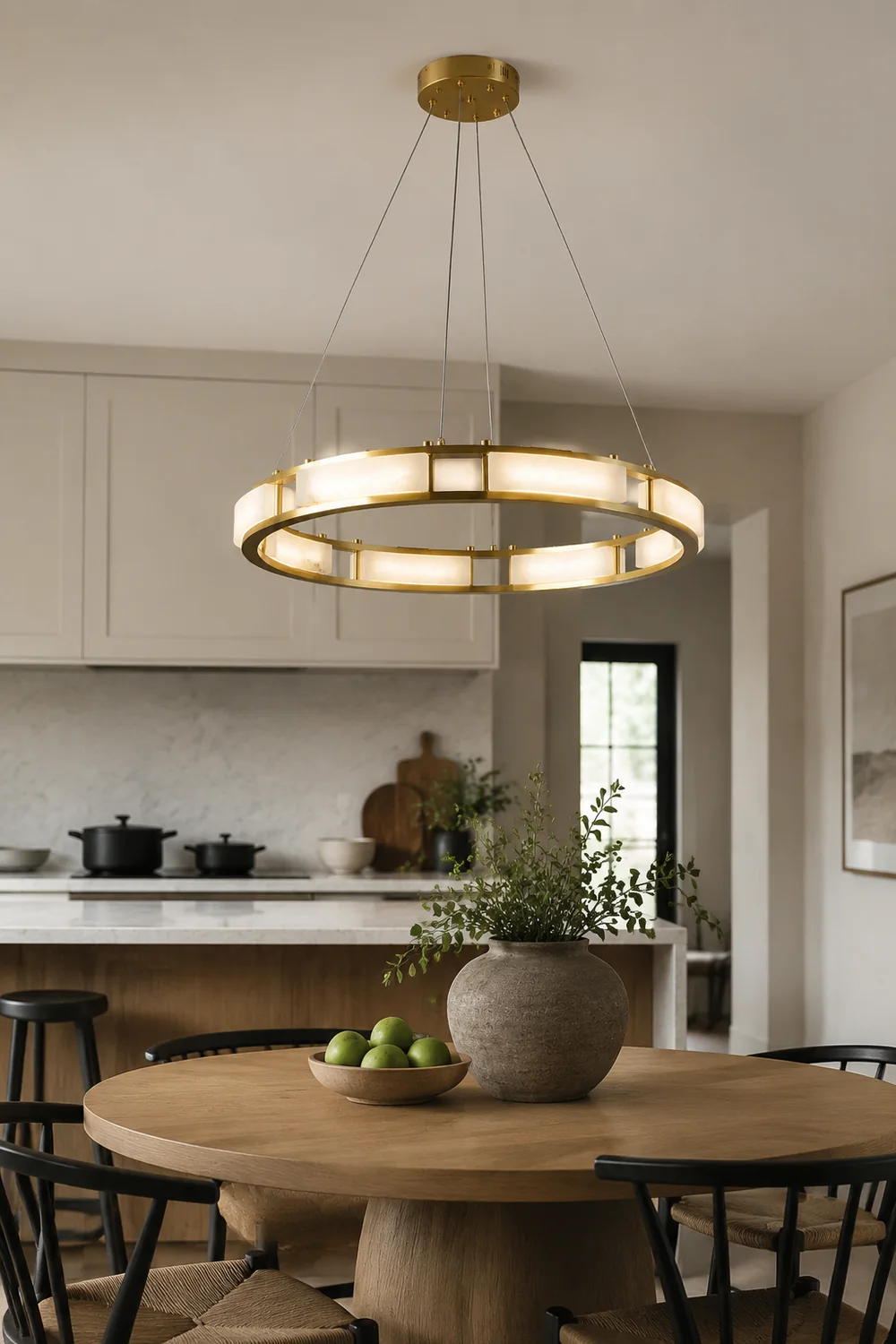 Qatar Alabaster Chandelier - Lumpaz