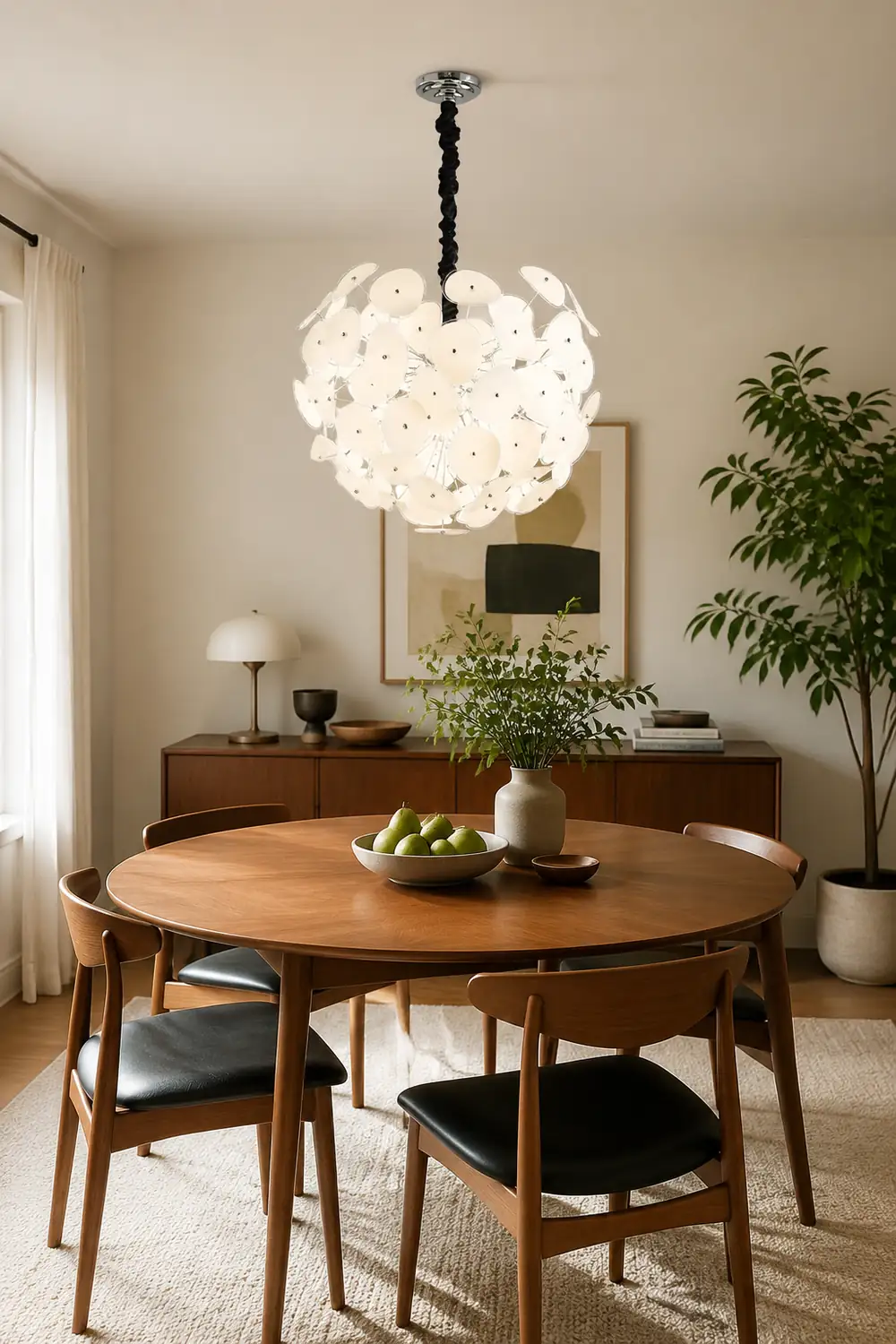 Poppy Glass Chandelier - Lumpaz