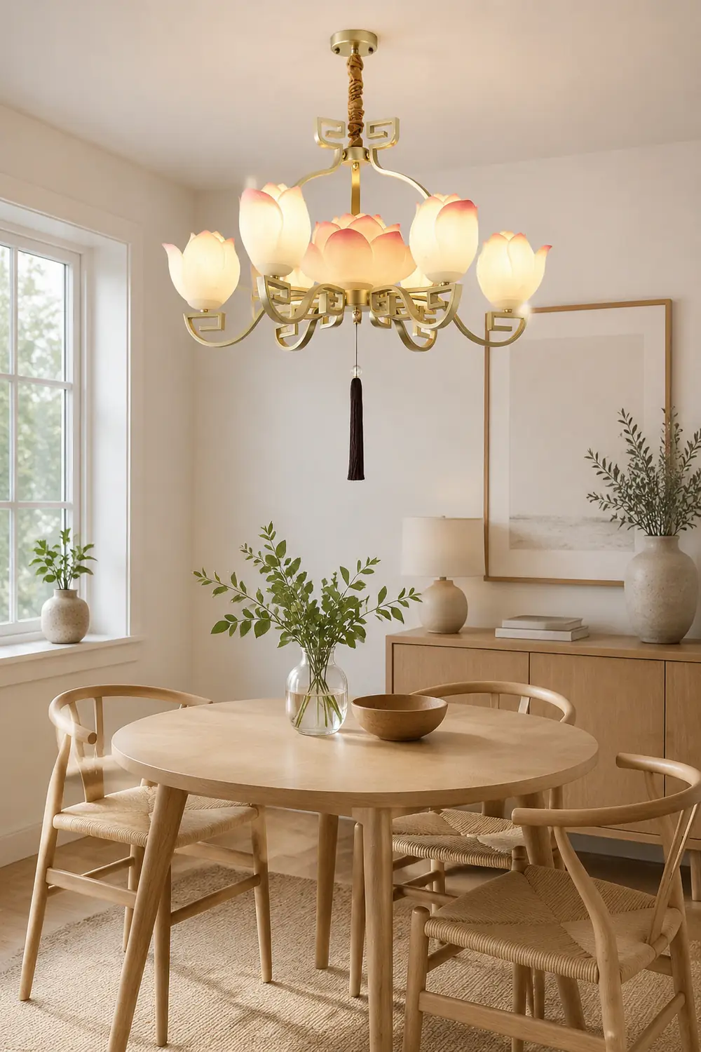 Lotus Bloom Chandelier - Lumpaz