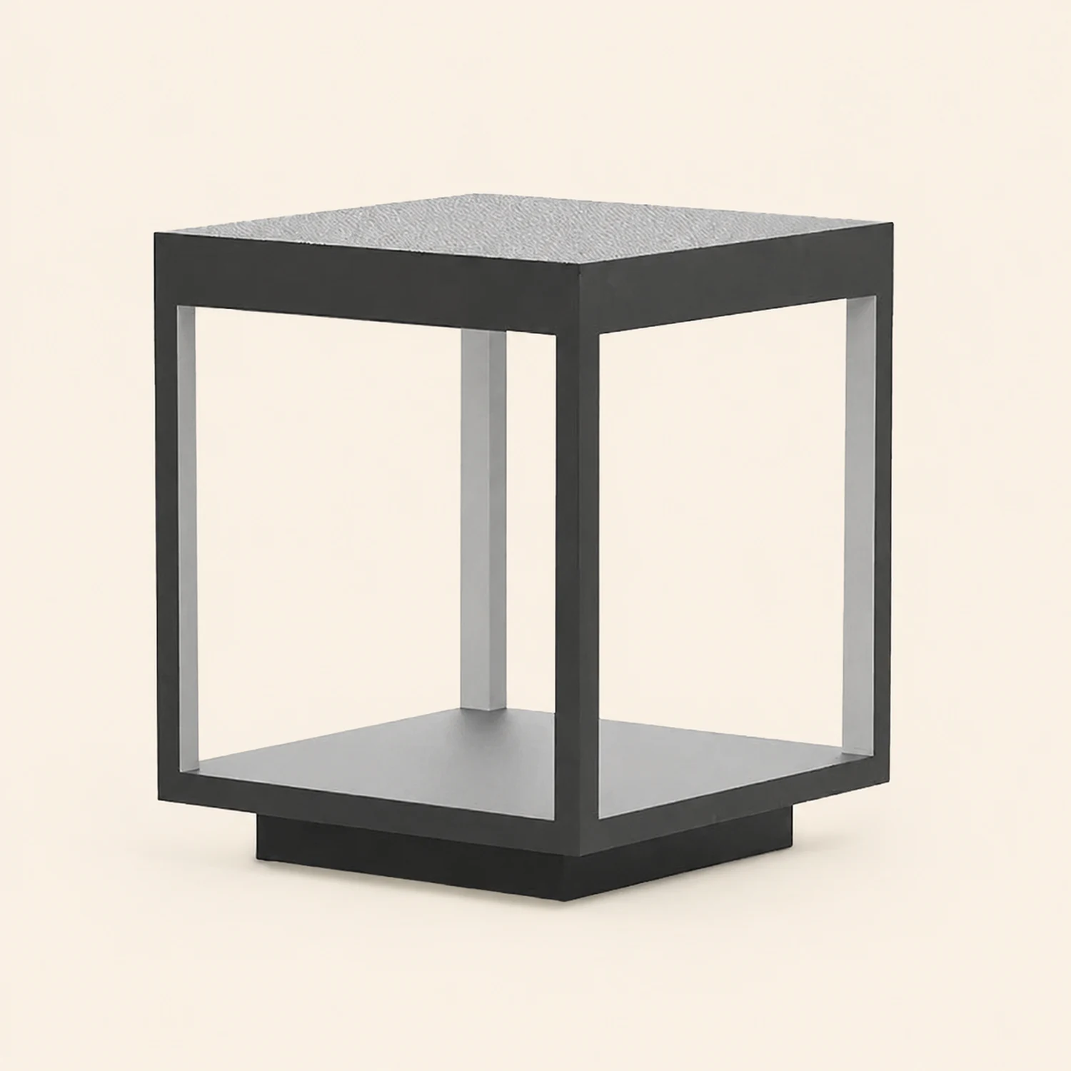 Square Frame Fence Post Garden Light - Lumpaz