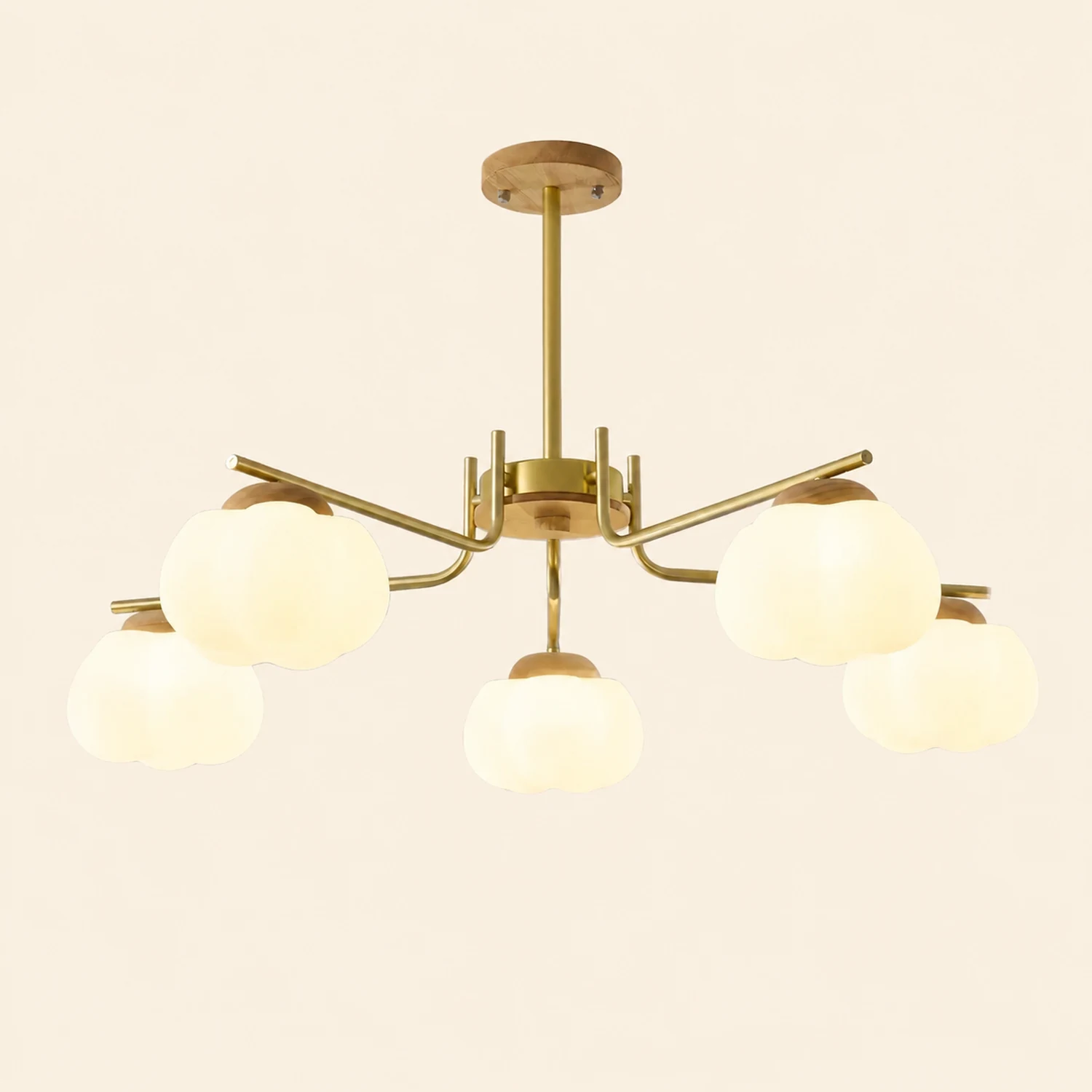 Plastic Cotton Balls Chandelier - Lumpaz