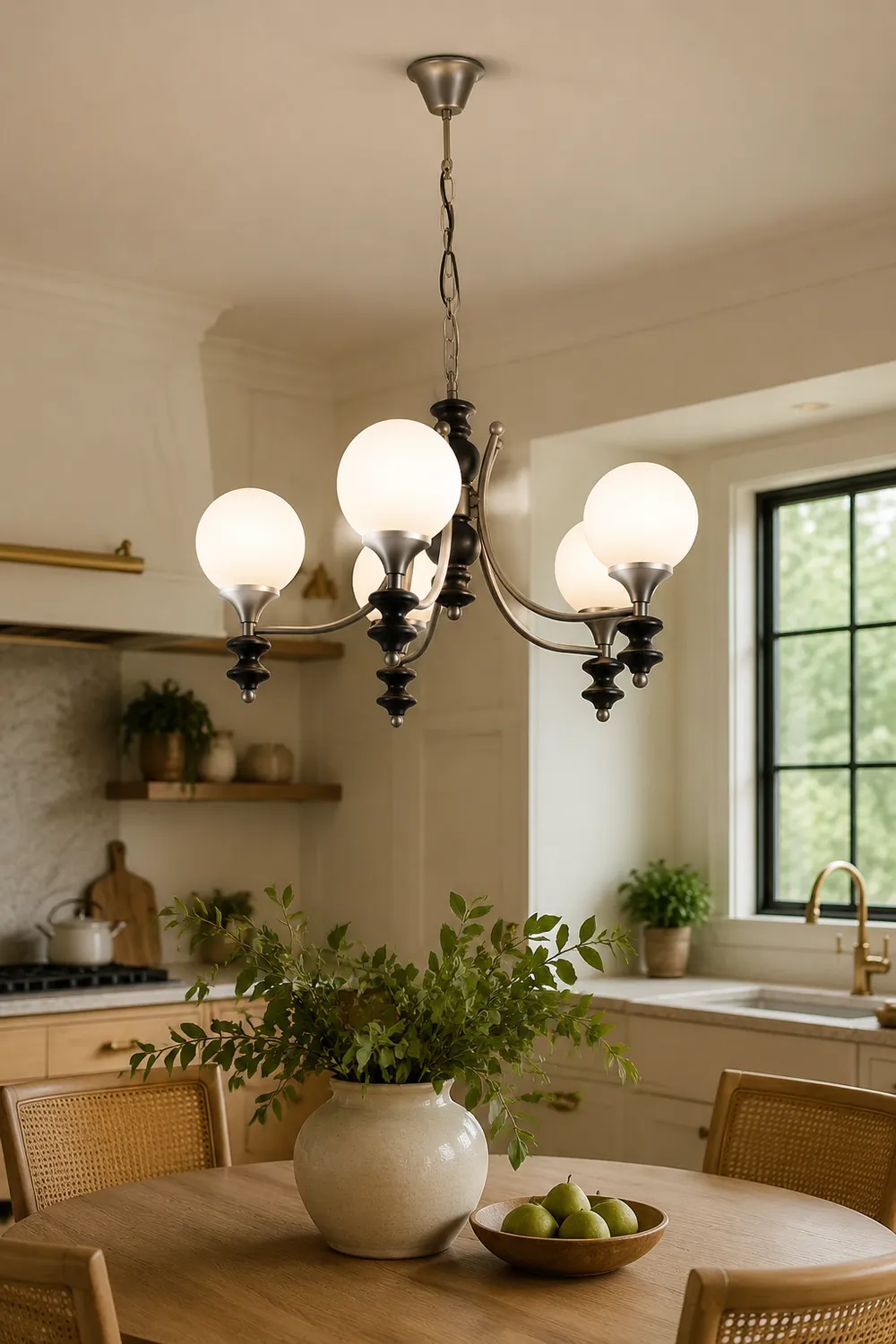 Tina Wooden Chandelier - Lumpaz