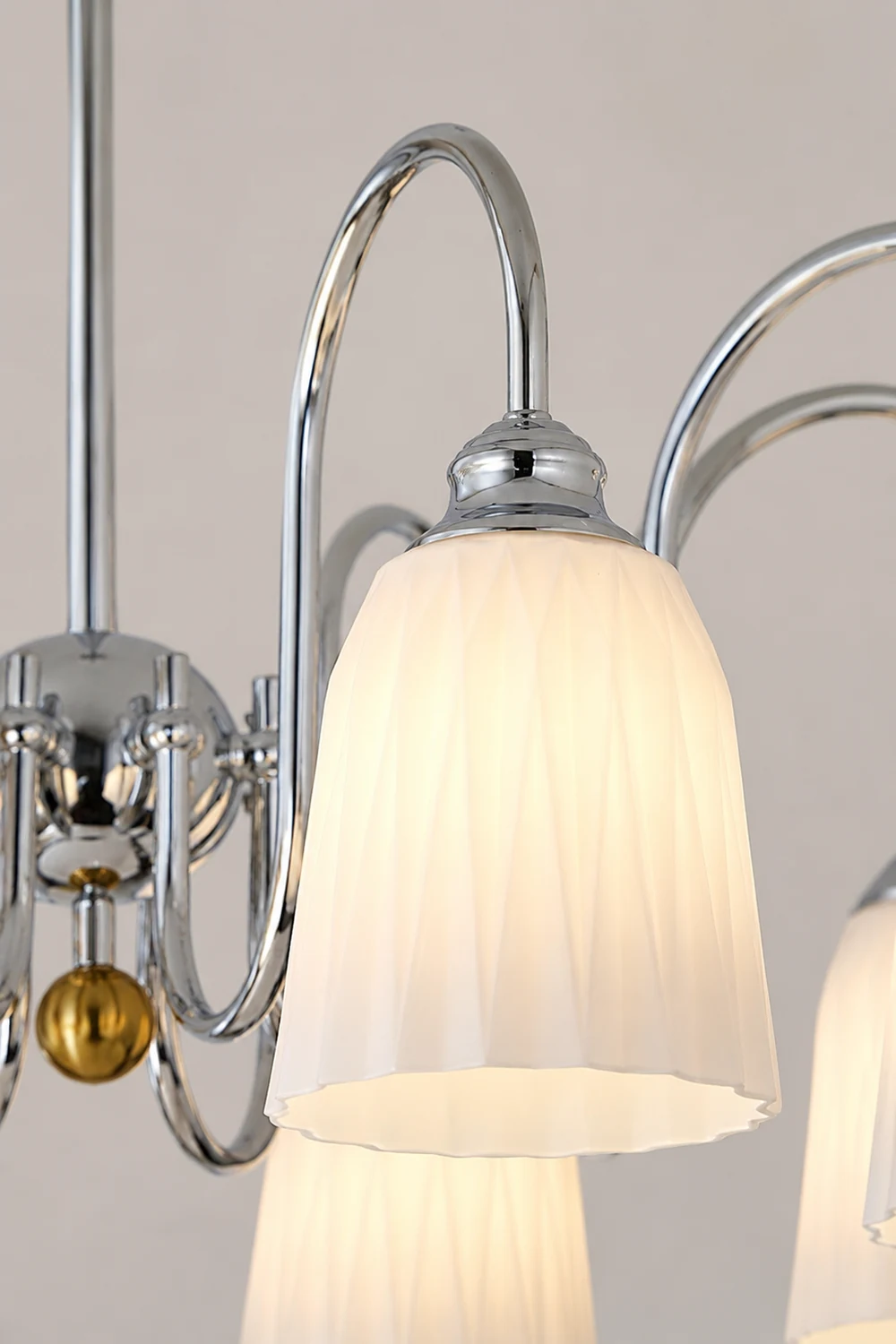 Bauhaus Pleated Chandelier - Lumpaz