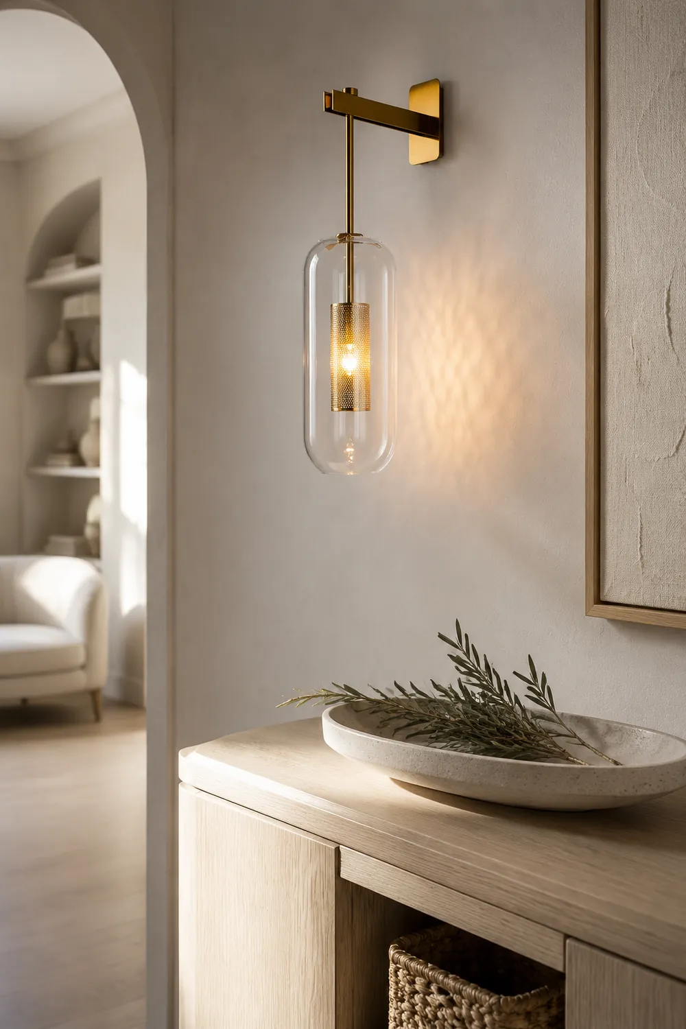 Vadim Glass Wall Lamp - Lumpaz