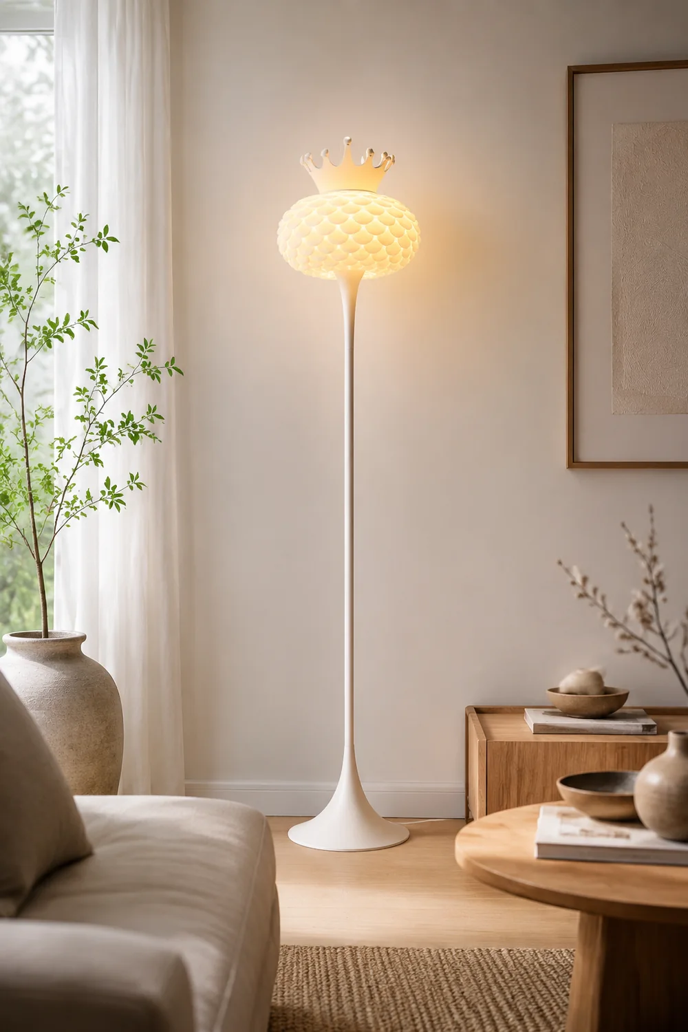 Aluvia Crown Floor Lamp - Lumpaz