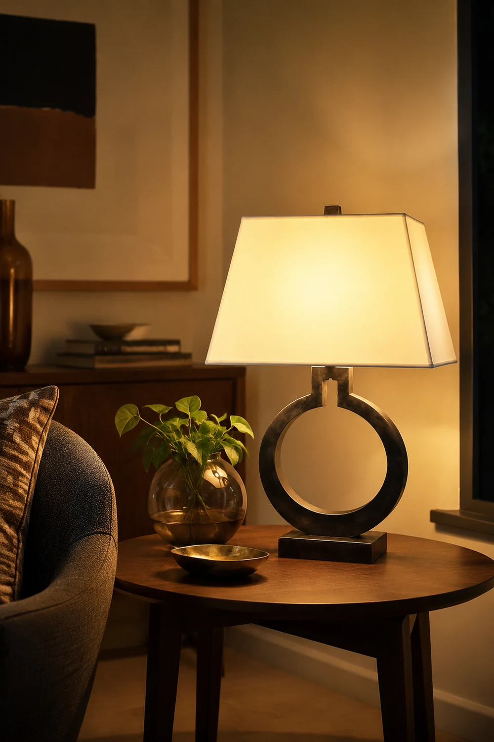 Ring Form Table Lamp - Lumpaz