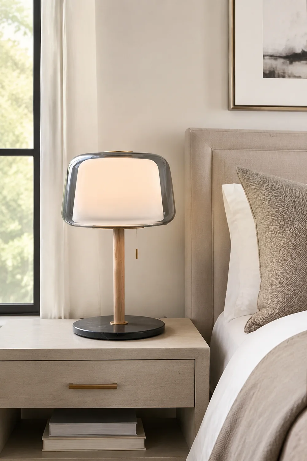 Mona Glass Table Lamp - Lumpaz