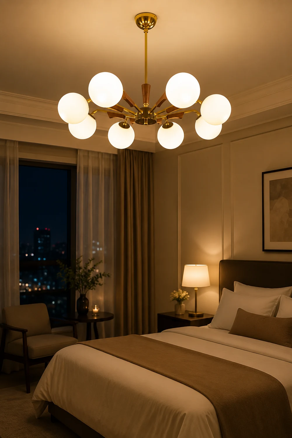Jeri Sputnik Chandelier - Lumpaz