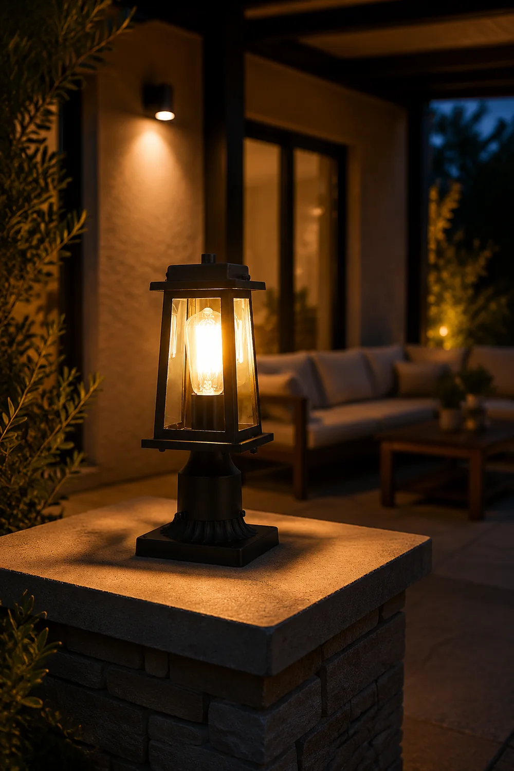 Outdoor Lantern Post Lights - Lumpaz
