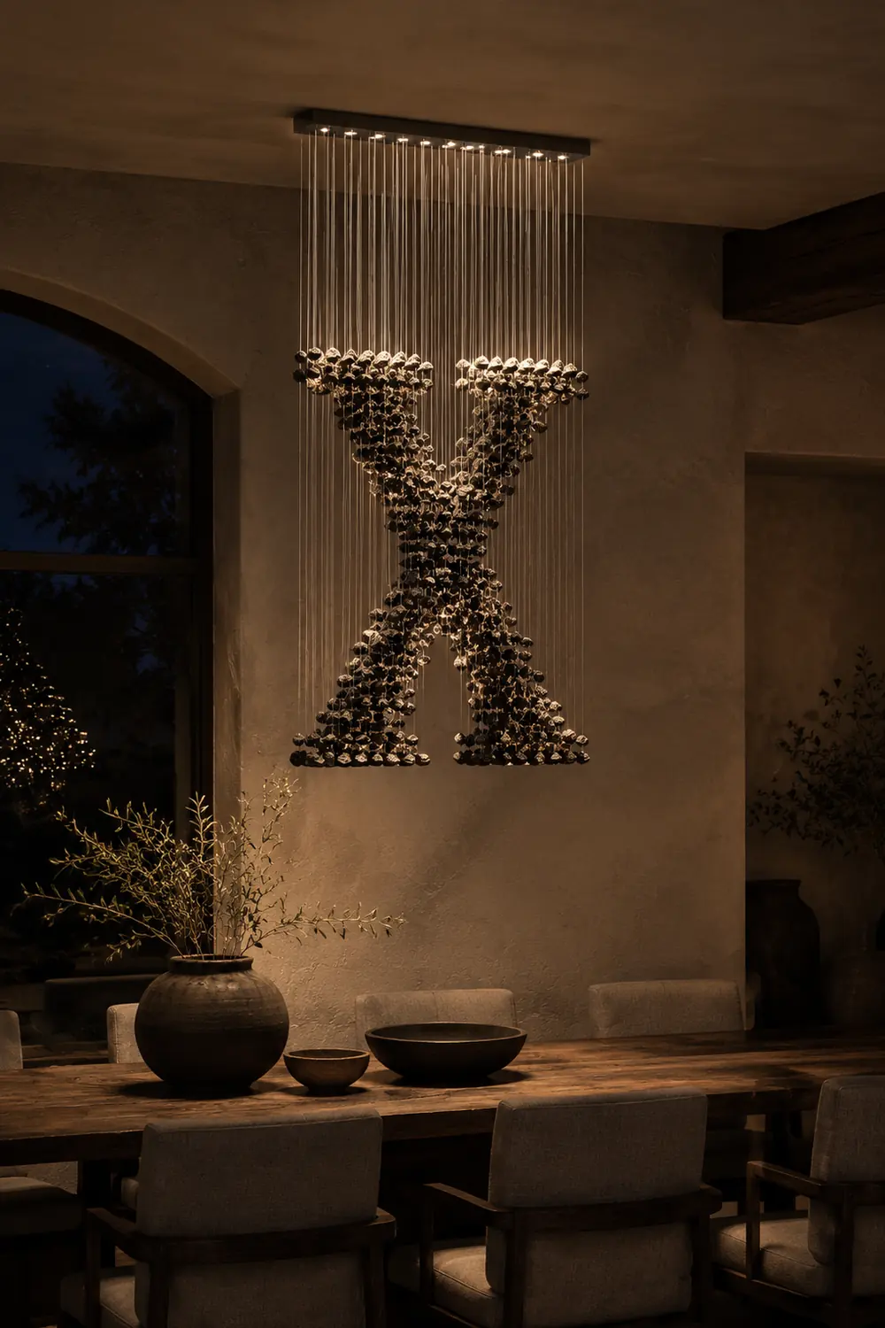 Charcoal Chandeliers X - Lumpaz