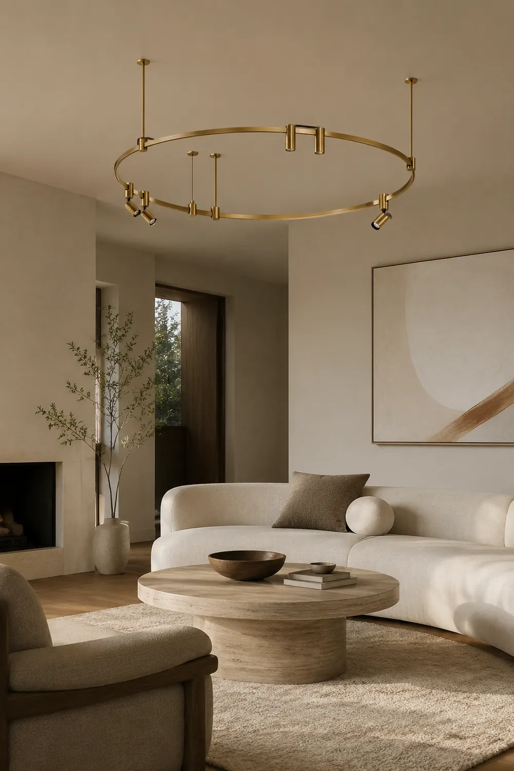 Auroom Round Chandelier - Lumpaz