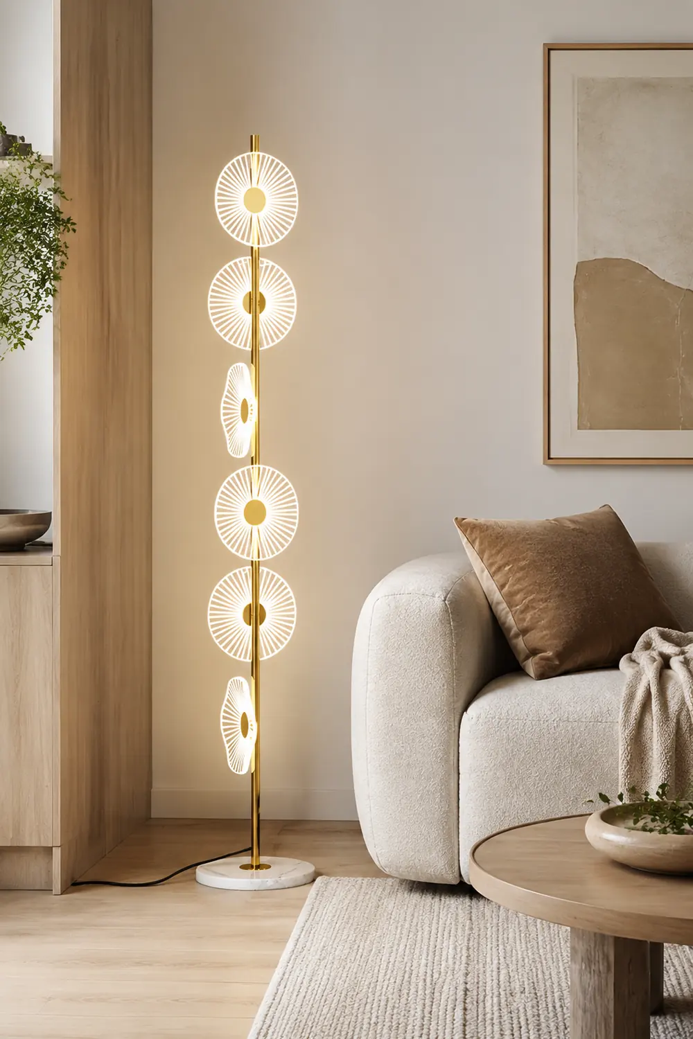 Floating Raindrop Floor Lamp - Lumpaz