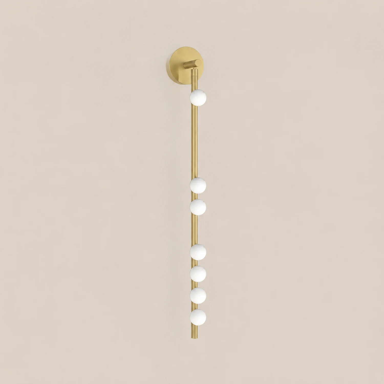 Brass Glass Tube Wall Lamp - Lumpaz