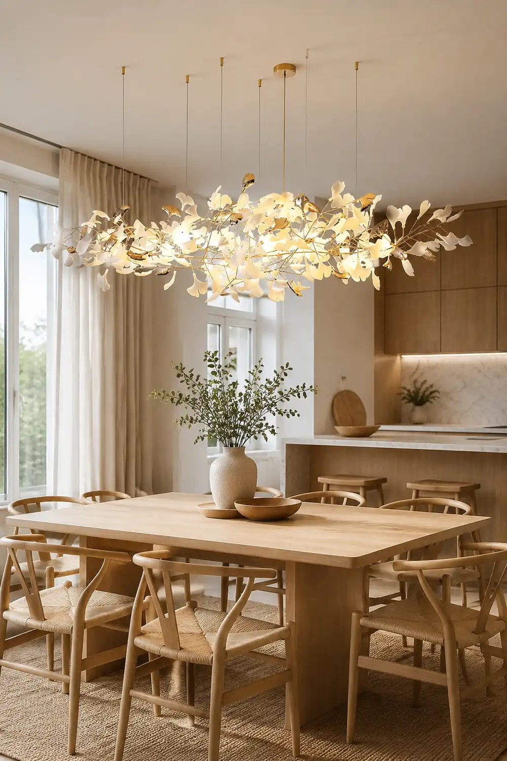 Ginkgo Cloud Chandelier - Lumpaz