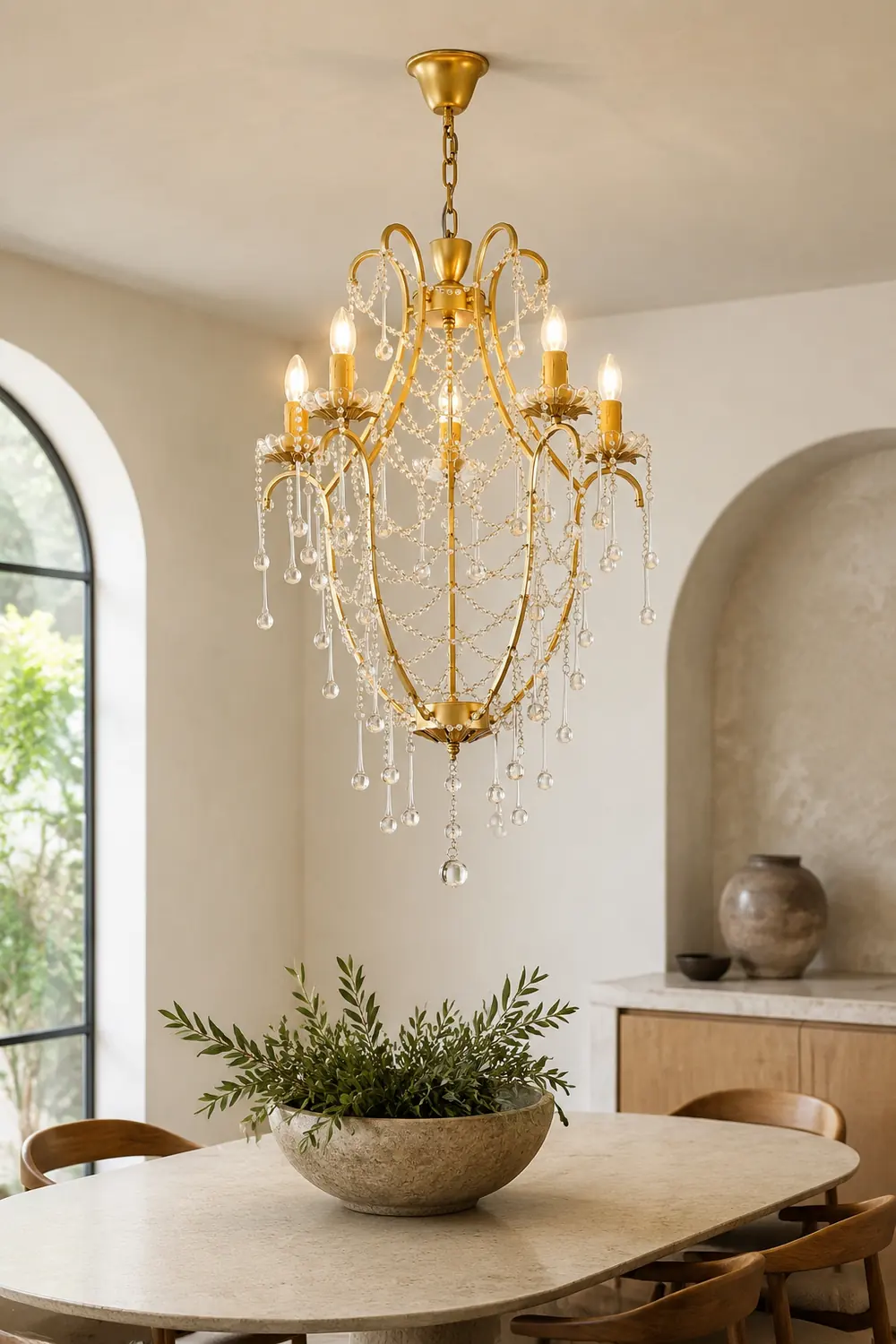 Crystal Birdcage Chandelier - Lumpaz
