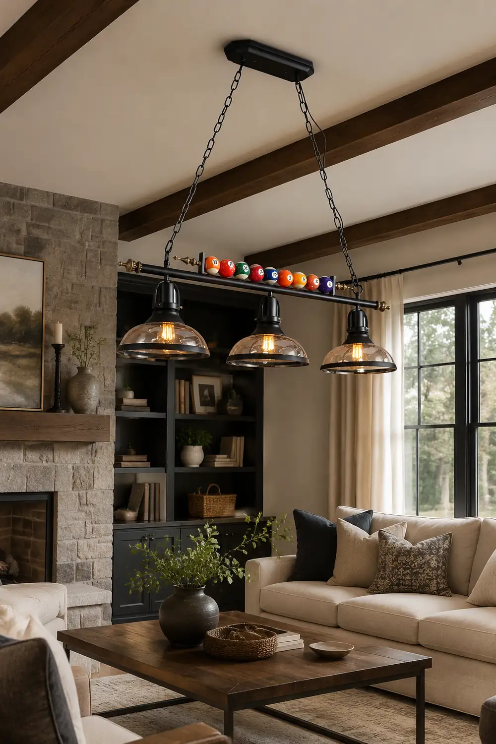 Kasha Billiard Chandelier - Lumpaz