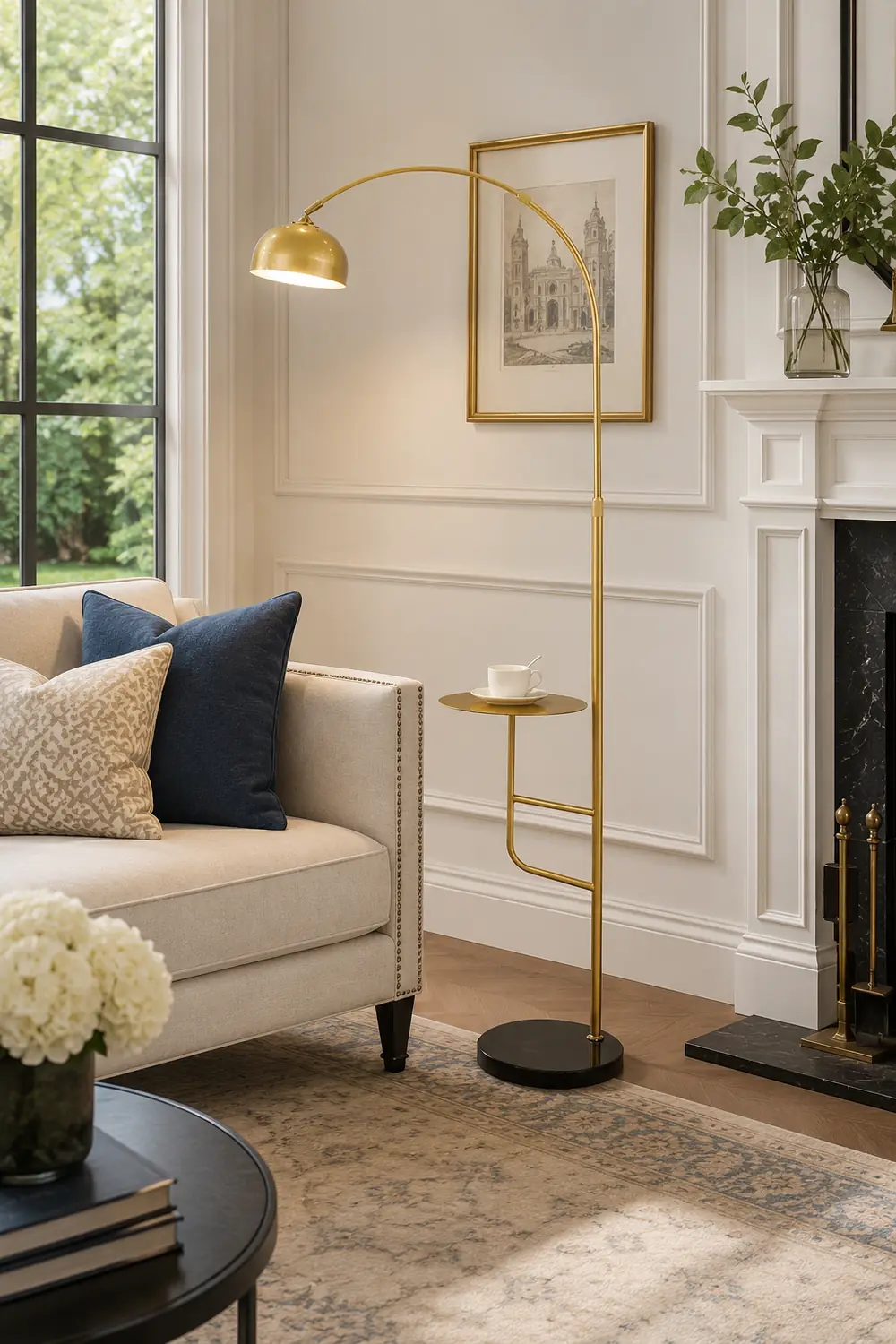 Arc Bell Floor Lamp - Lumpaz