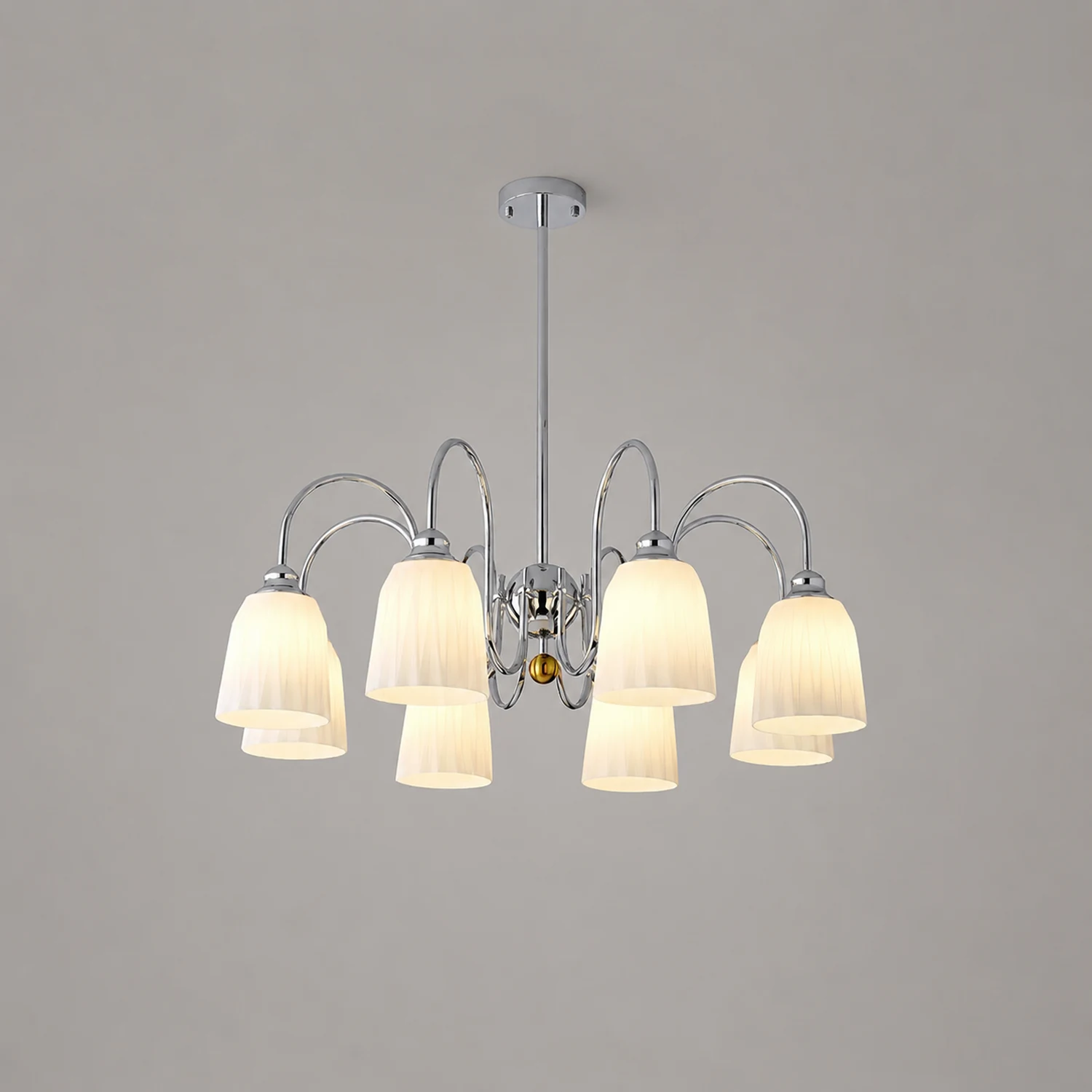 Bauhaus Pleated Chandelier - Lumpaz