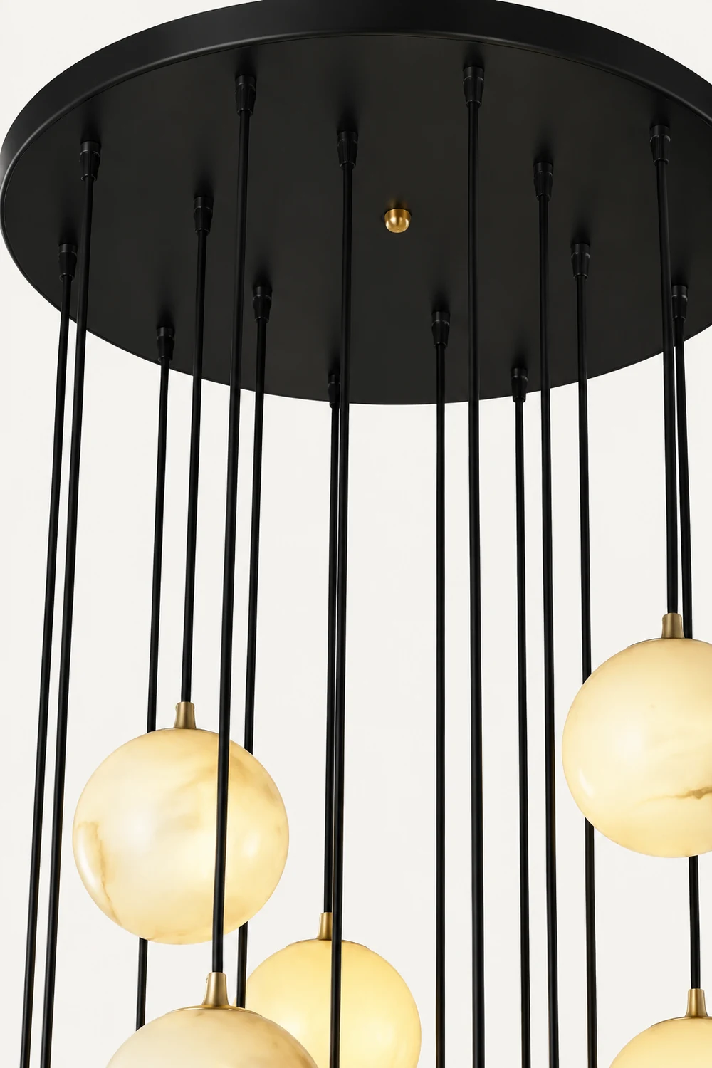 Alabaster Balls Cluster Chandelier - Lumpaz
