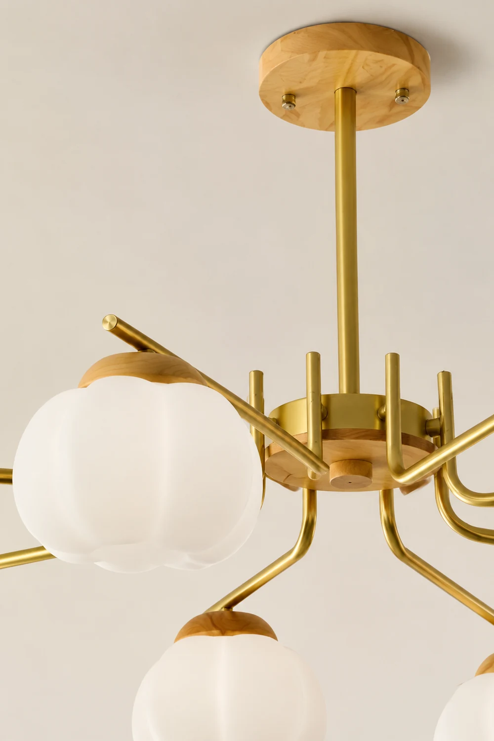 Plastic Cotton Balls Chandelier - Lumpaz