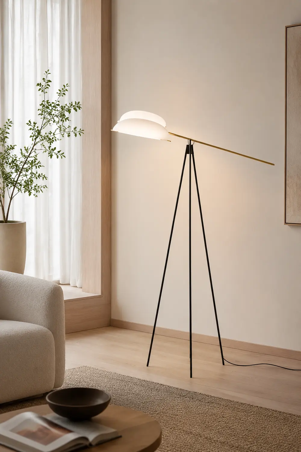 Heart Wing Tripod Floor Lamp - Lumpaz