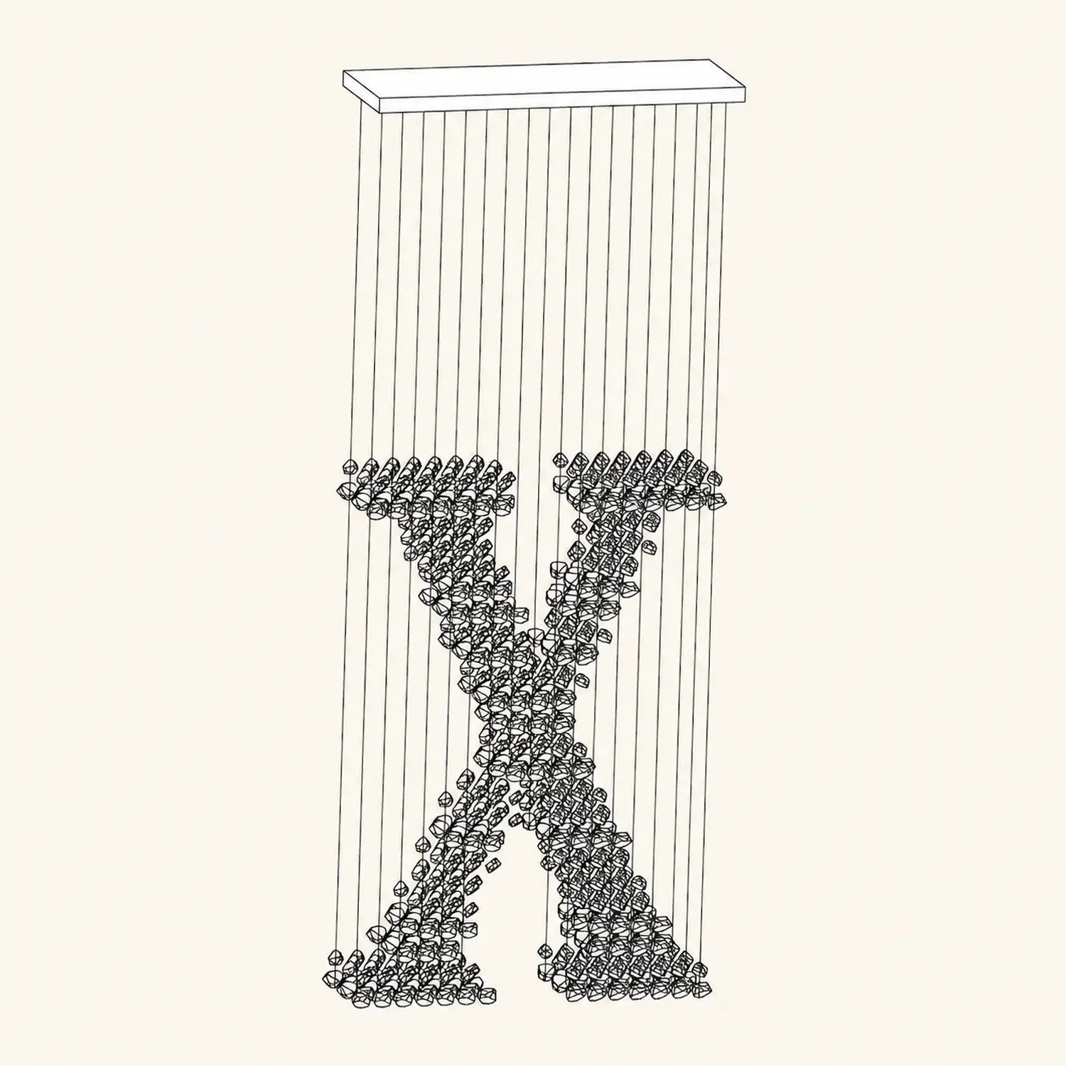 Charcoal Chandeliers X - Lumpaz