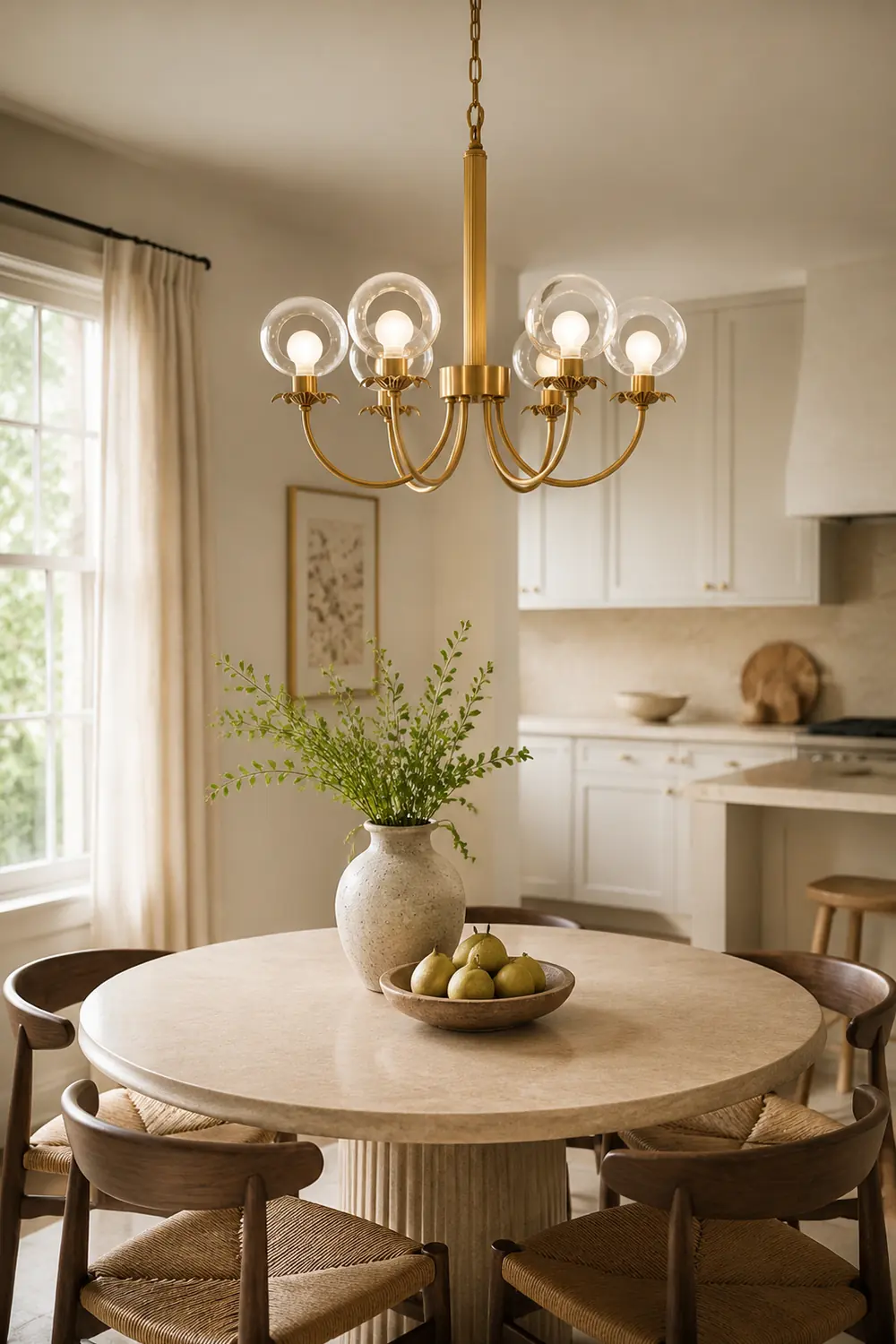 Aureate Radiance Glass Chandelier - Lumpaz