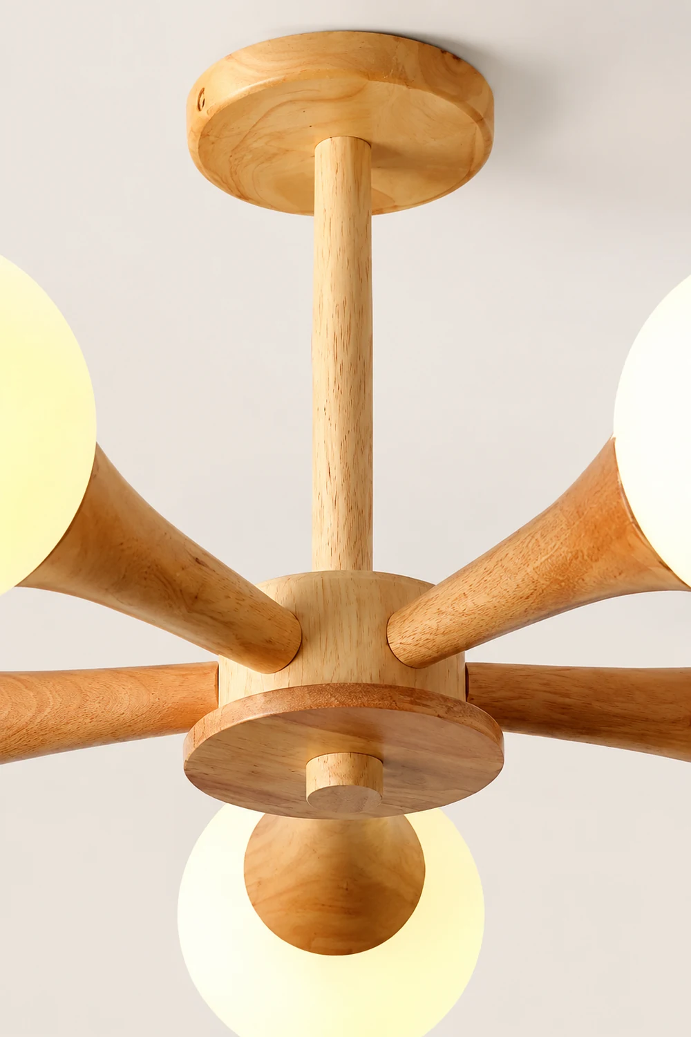 Wooden Nera Chandelier - Lumpaz