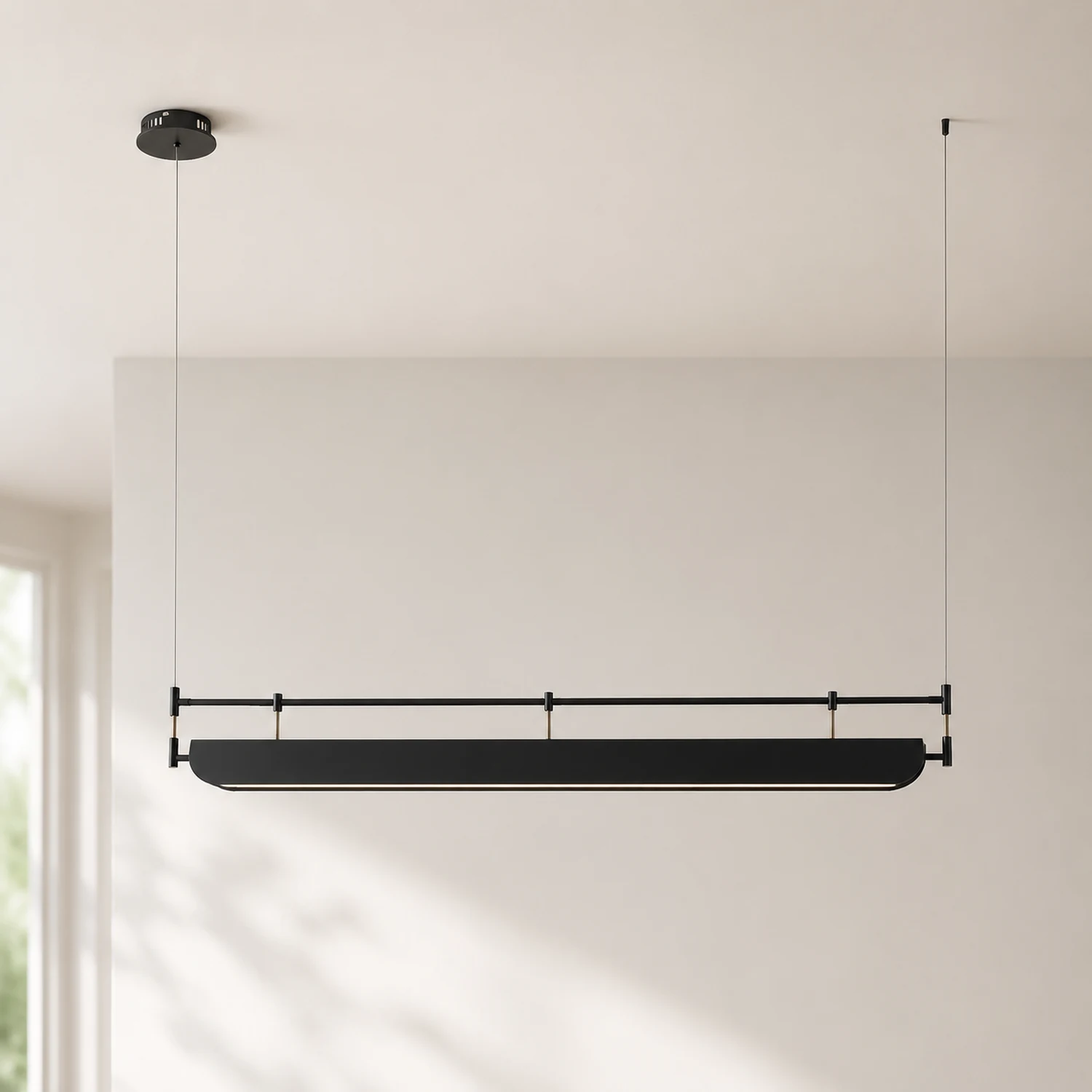 Black Roof LED Chandelier - Lumpaz