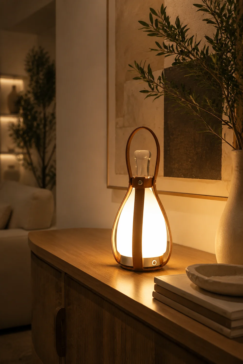 Bell Portable Built-in Battery Table Lamp - Lumpaz