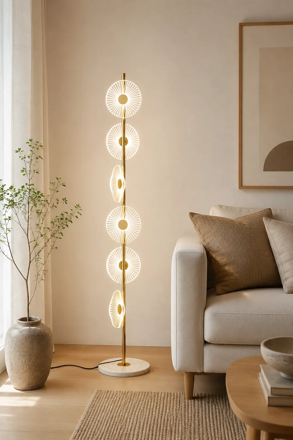 Floating Raindrop Floor Lamp - Lumpaz