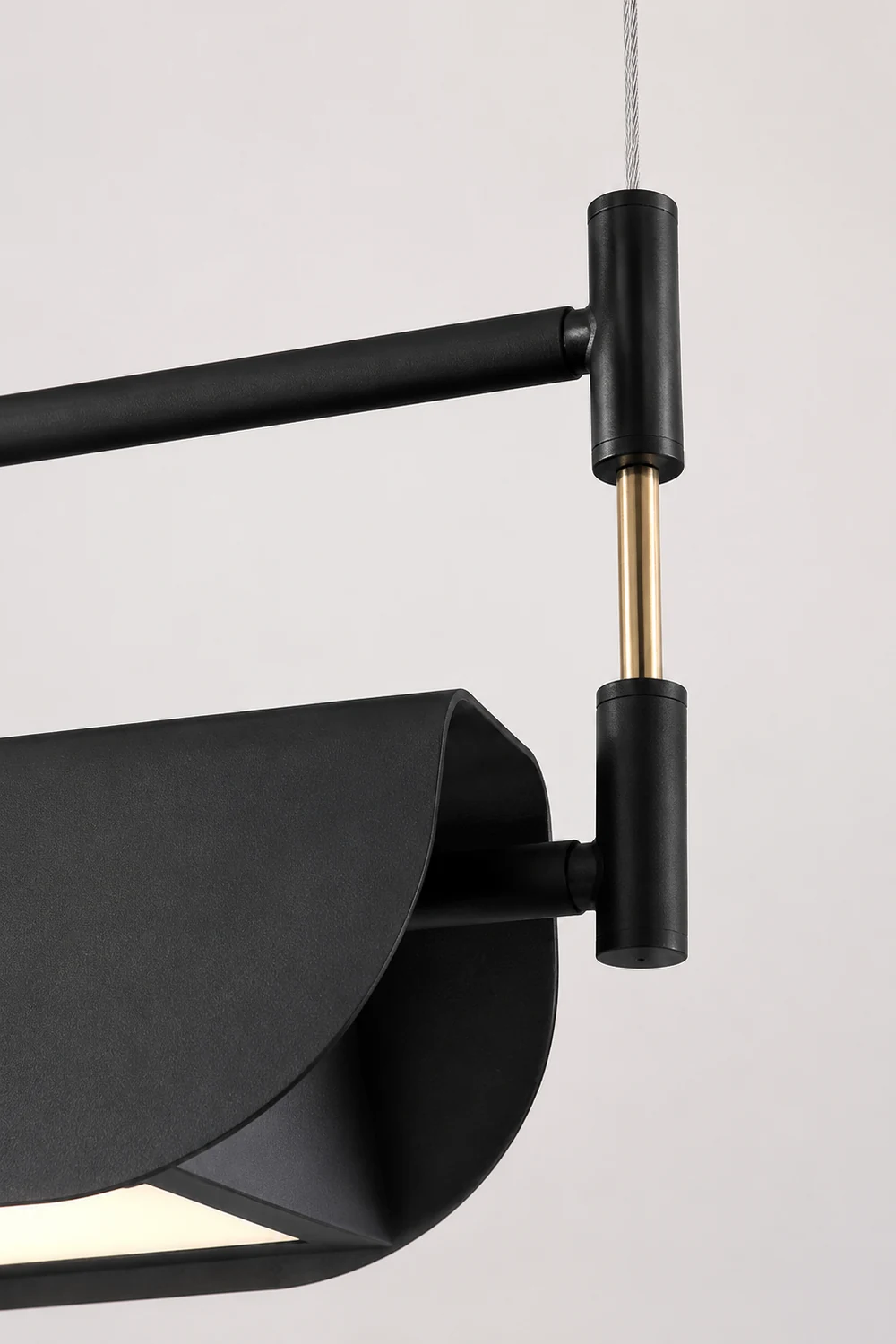 Black Roof LED Chandelier - Lumpaz
