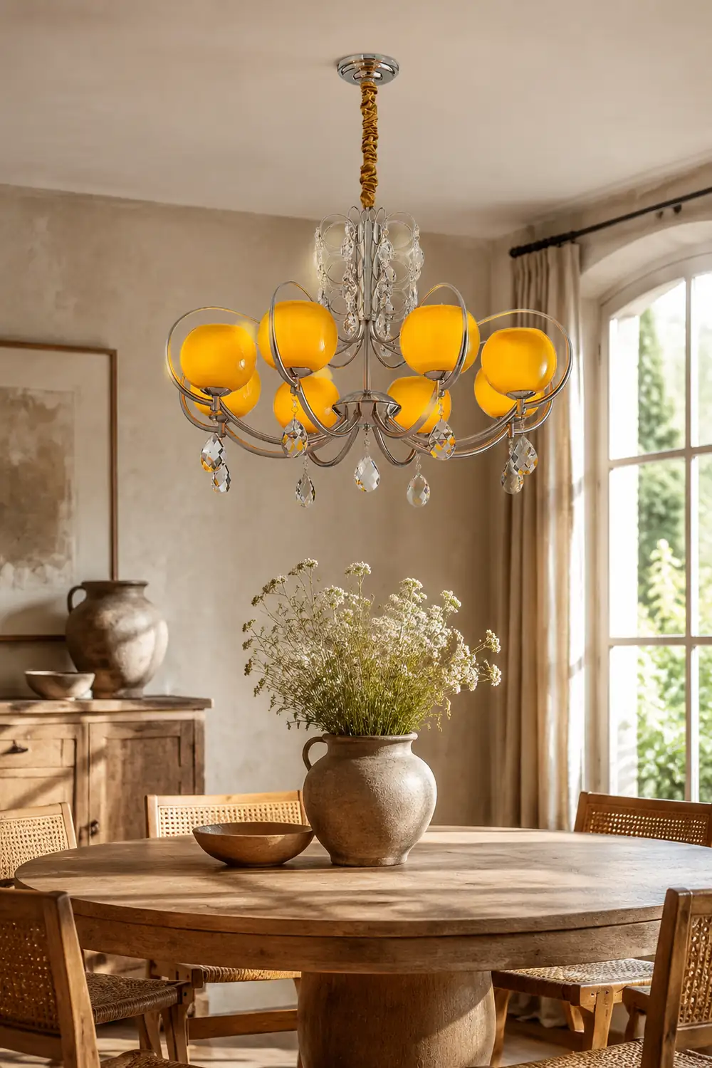 Doria Crystal Chandelier - Lumpaz