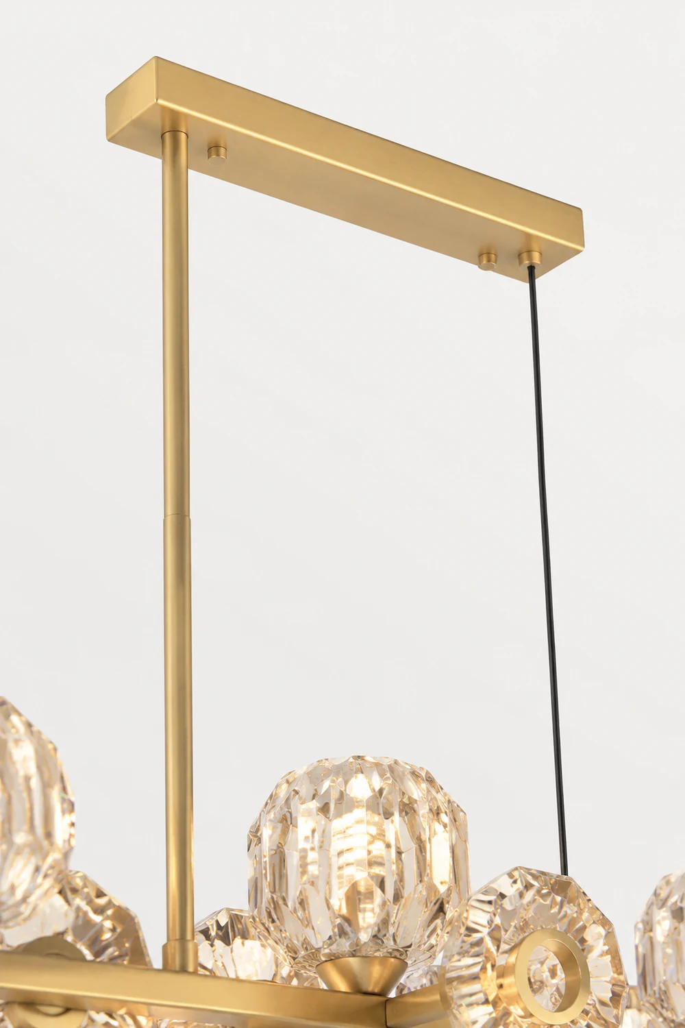 Crystal Glass Ball Chandelier - Lumpaz