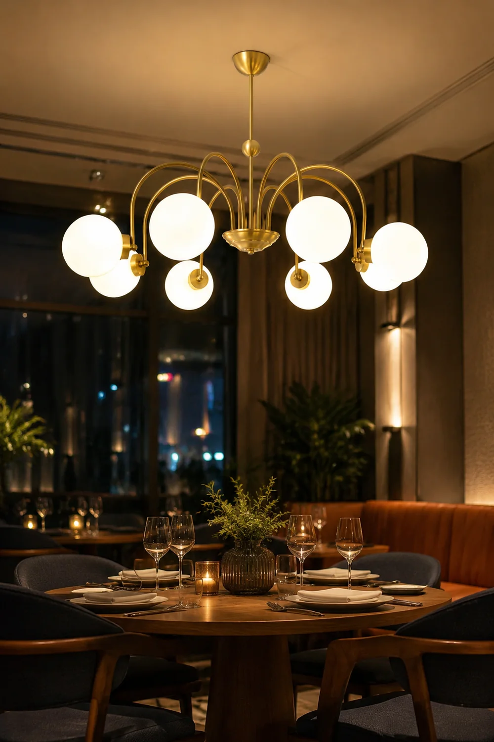 Yisu Brass Chandelier - Lumpaz