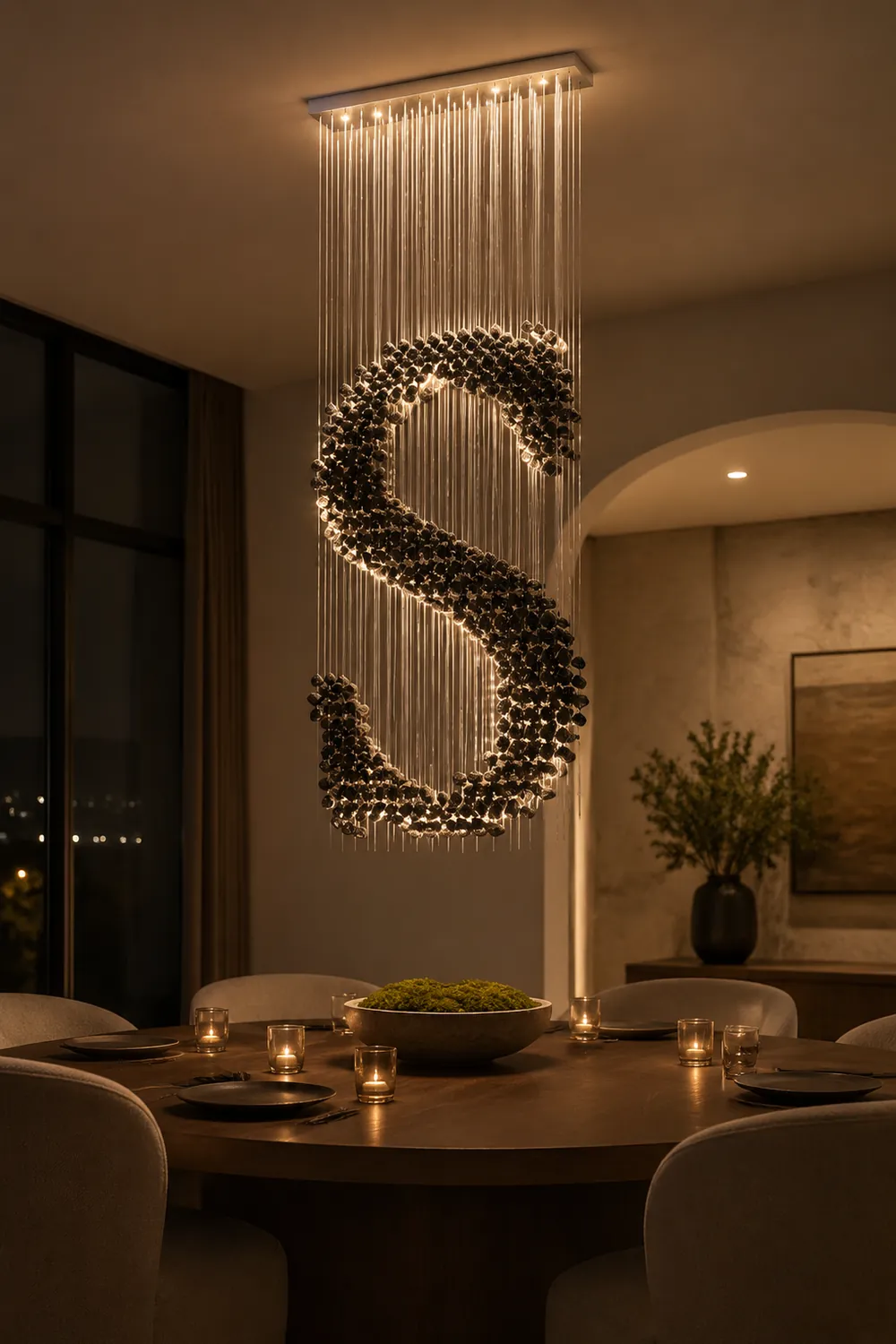 Charcoal Chandeliers S - Lumpaz