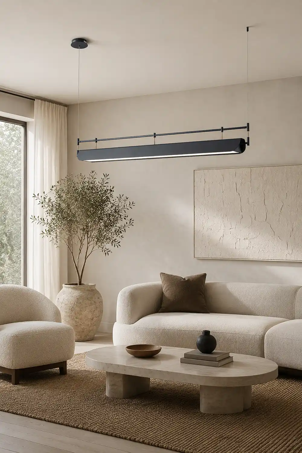 Black Roof LED Chandelier - Lumpaz