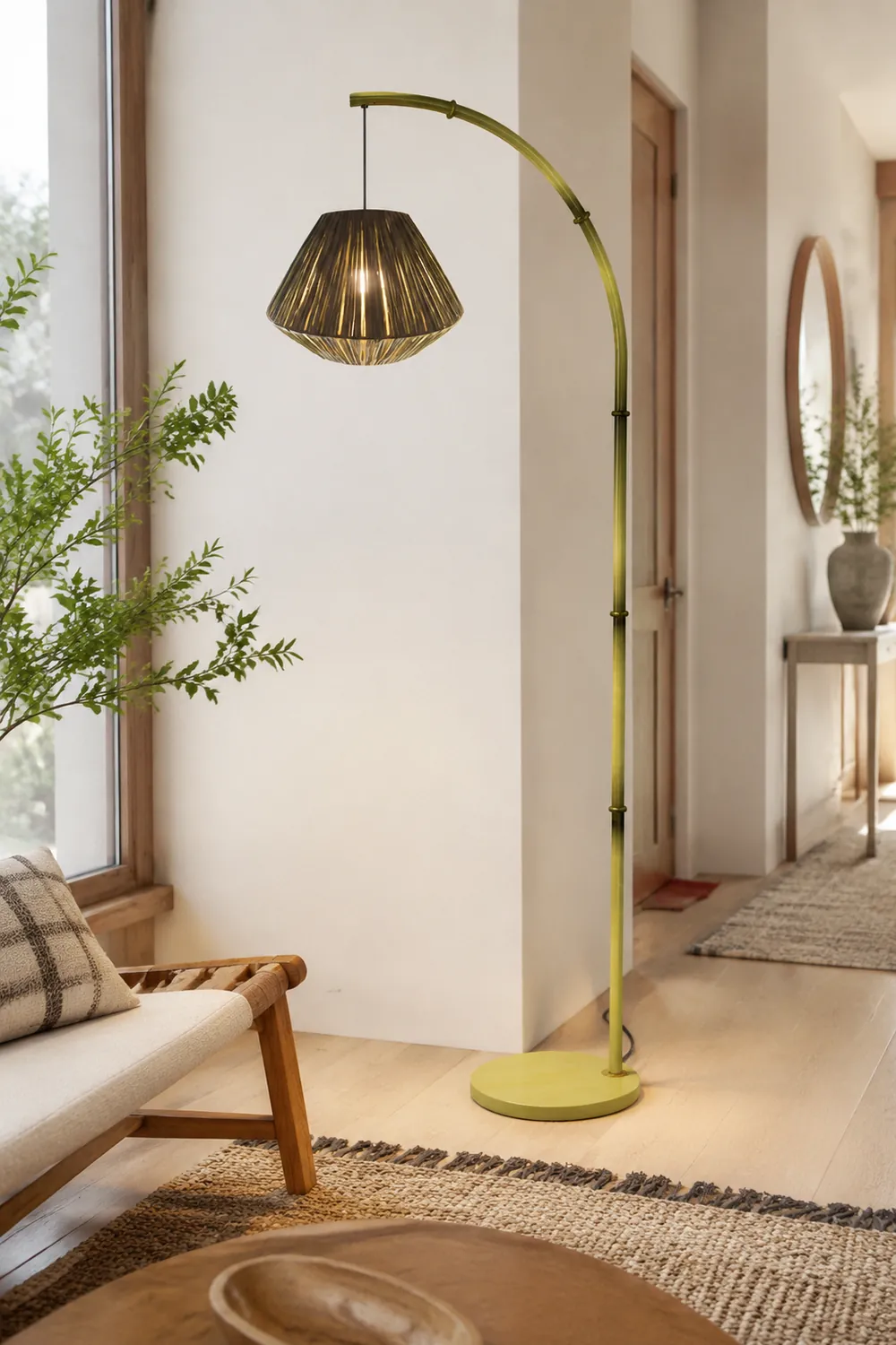Bamboo Pole Floor Lamp - Lumpaz
