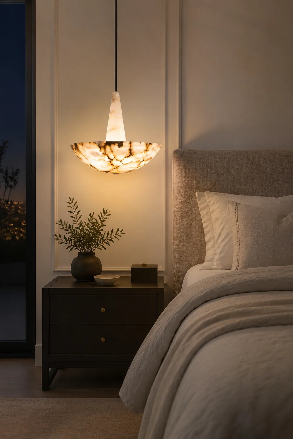 Domus Alabaster Chandelier - Lumpaz